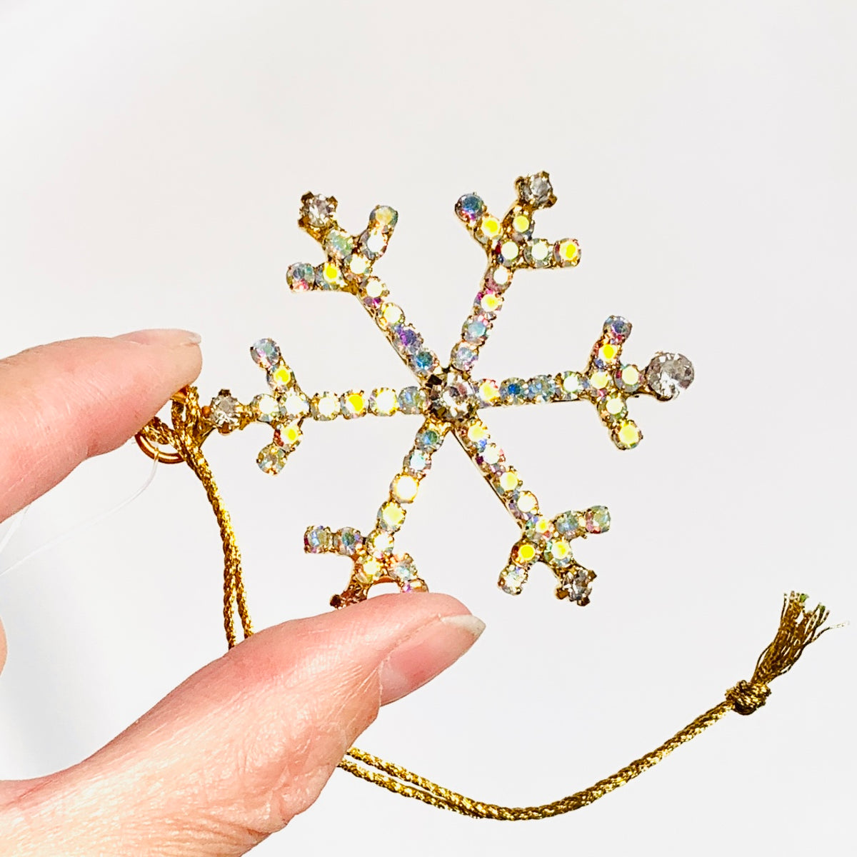 Snowflake Rhinestone Ornament 14