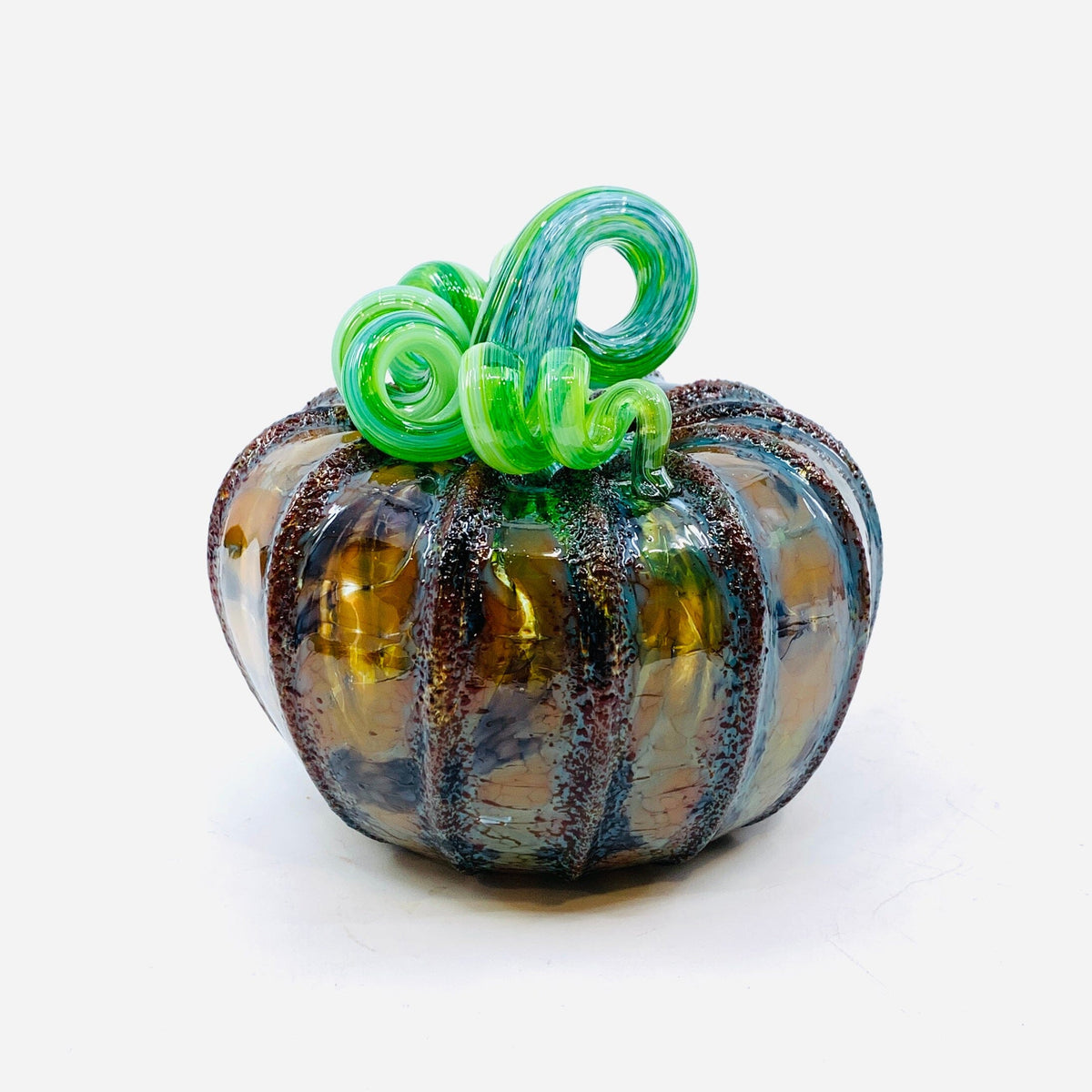 Daily Pumpkin 1070 Holiday Squat Gabby Luke Adams Glass Blowing Studio 