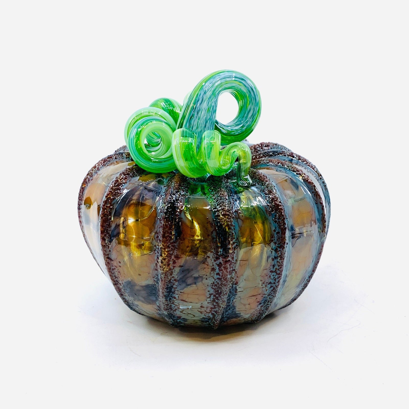 Daily Pumpkin 1070 Holiday Squat Gabby Luke Adams Glass Blowing Studio 