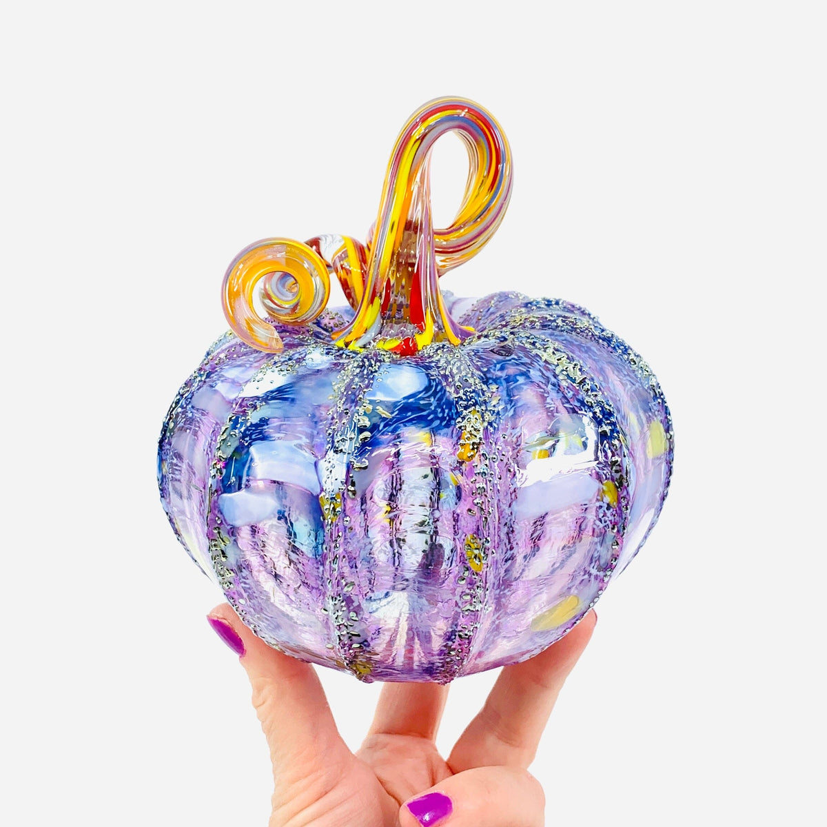 Daily Pumpkin 3068 Squat Gabby Luke Adams Glass Blowing Studio 