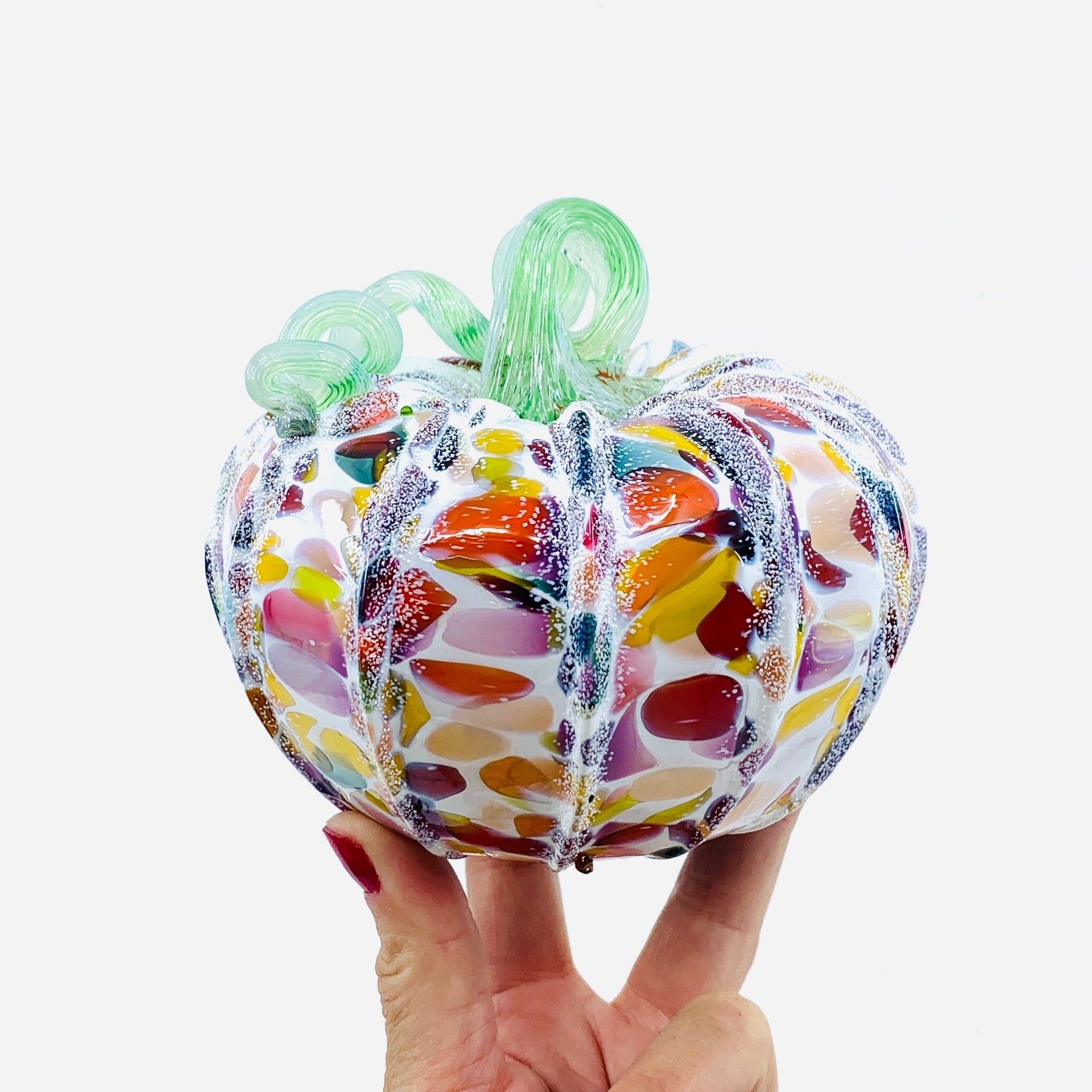 Daily Pumpkin 1815 Snowfall Squat Gabby Luke Adams Glass Blowing Studio 