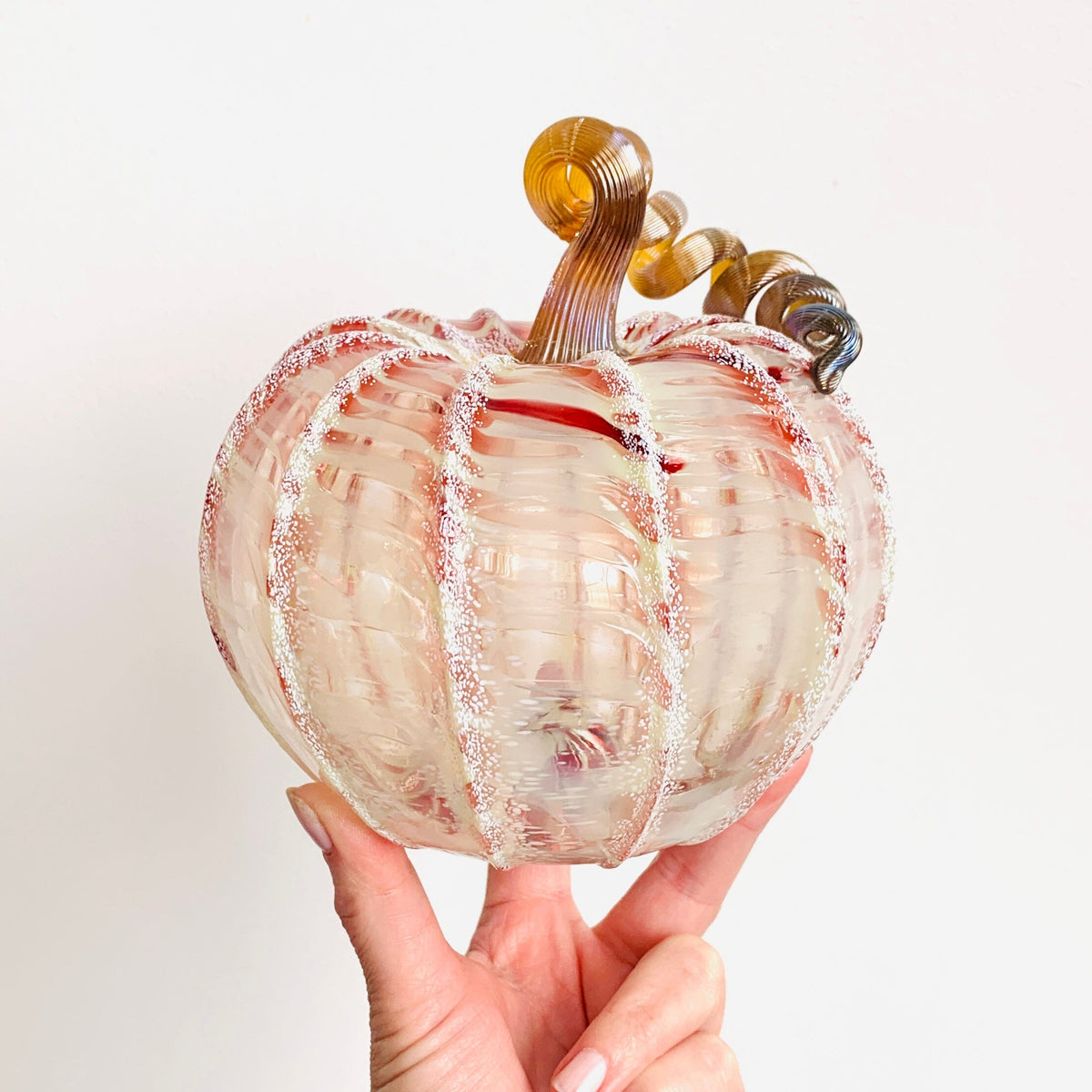 Daily Pumpkin 240 "Wedding Bouquet" Medium Gabby Luke Adams Glass Blowing Studio 