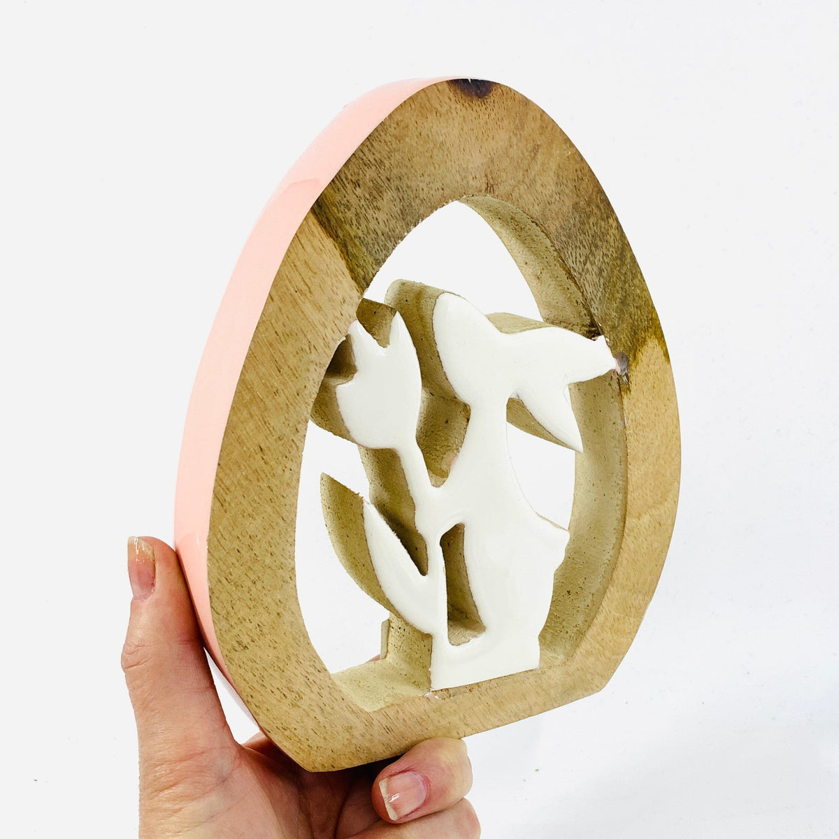 Wooden Enamel Easter Bunny Décor KEL-TOY 