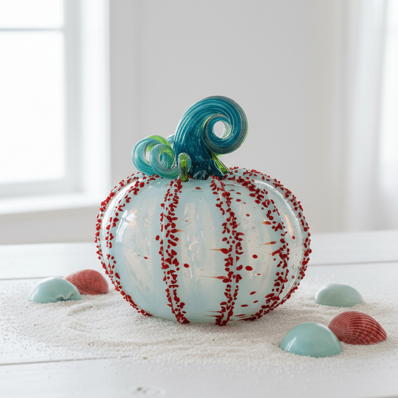 Daily Pumpkin 2319 Squat Gabby Luke Adams Glass Blowing Studio 