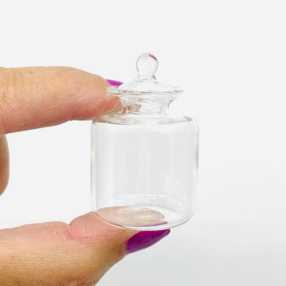 Tiniest Glass Storage Jar Miniature - 