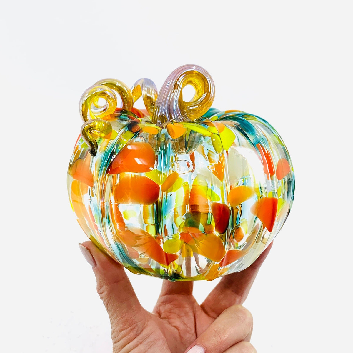 Daily Pumpkin 322 Fall Squat Daily Pumpkin Luke Adams Glass Blowing Studio 