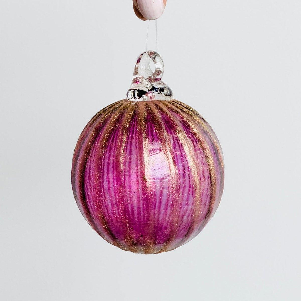 Magenta Shimmer Ornament
