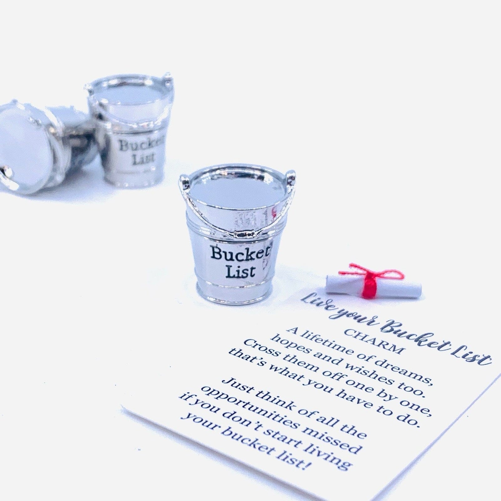 Bucket List Pocket Charm PT77 Miniature GANZ 