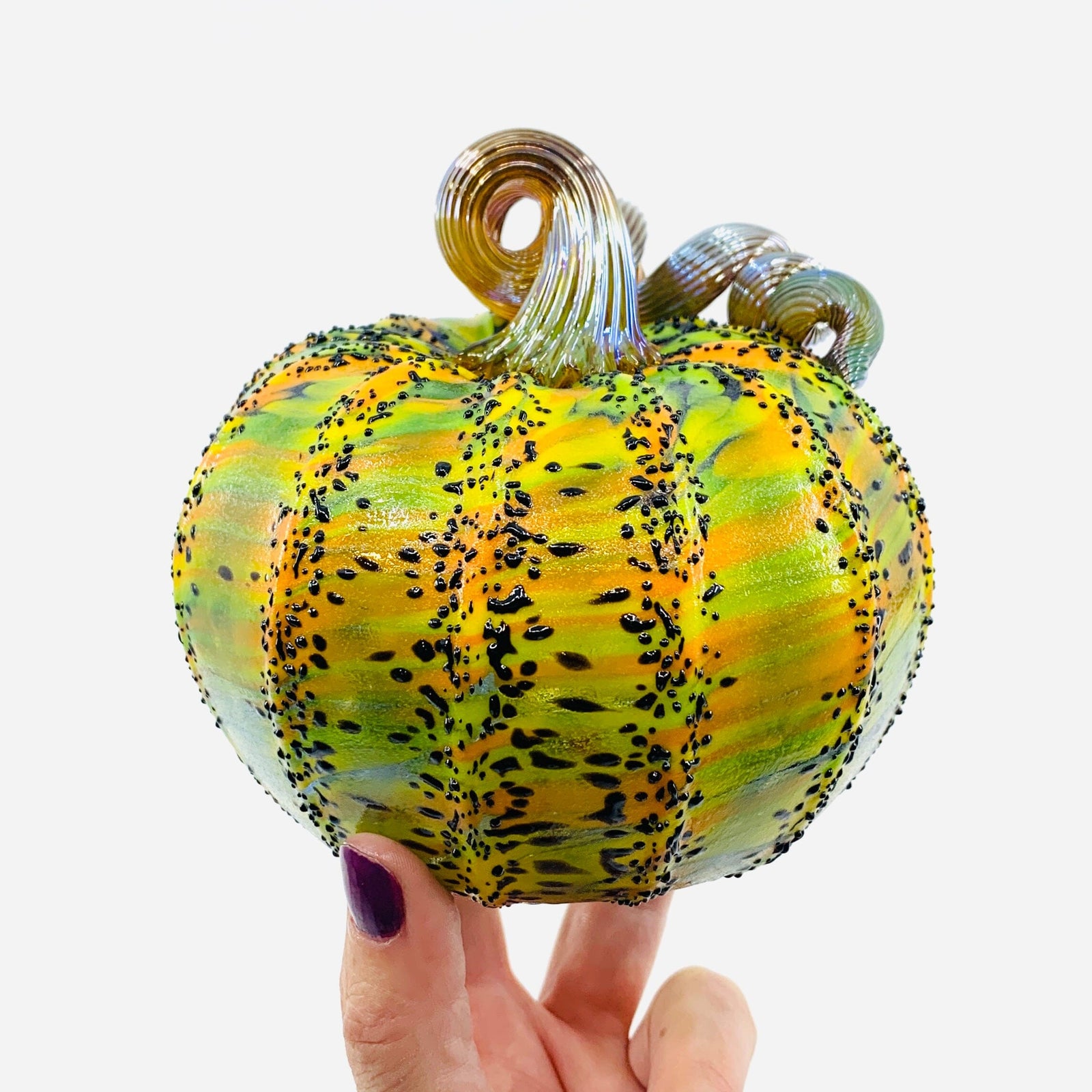 Daily Pumpkin 952 Squat Daily Pumpkin Luke Adams Glass Blowing Studio 