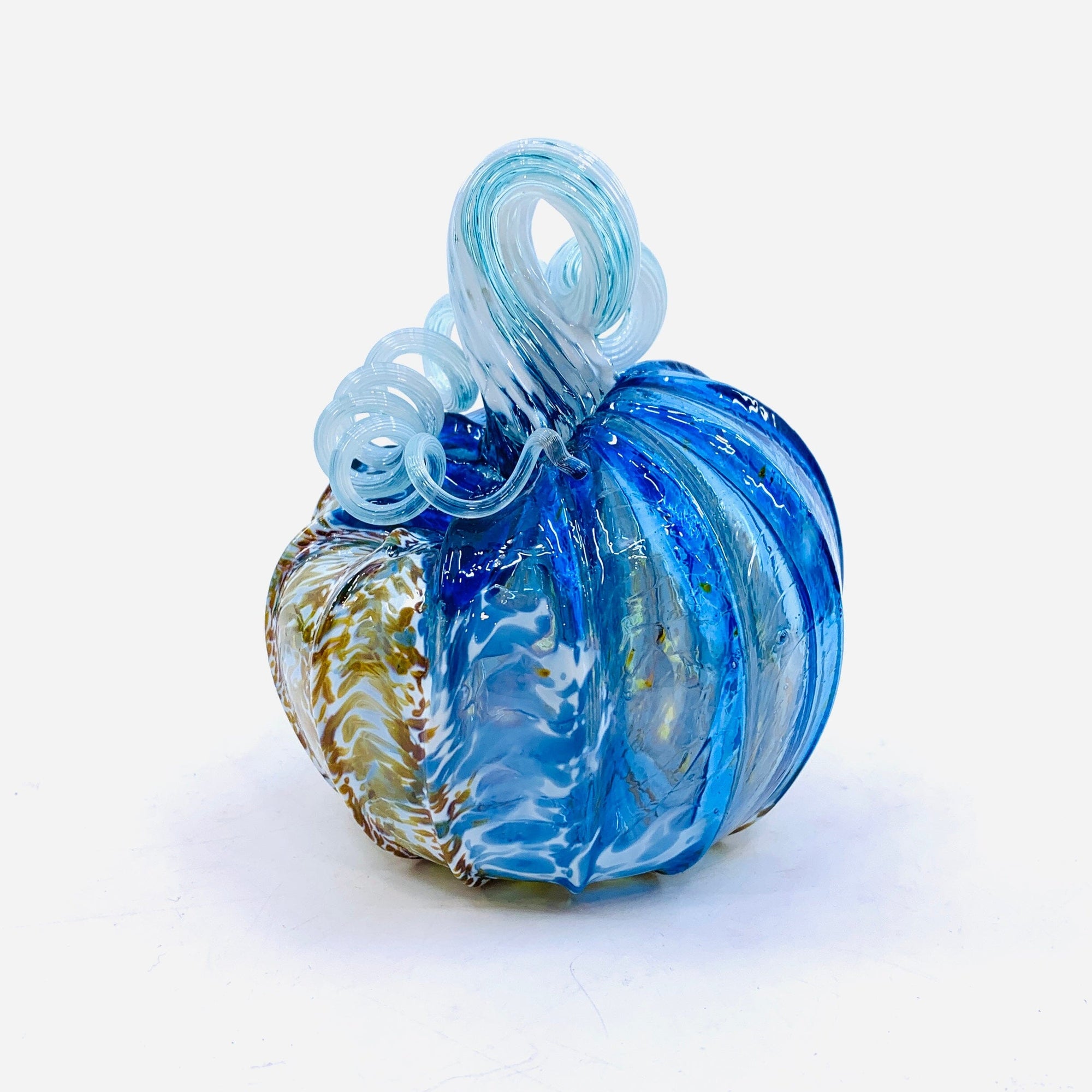 Daily Pumpkin 1191 Practice Mini Gabby Luke Adams Glass Blowing Studio 