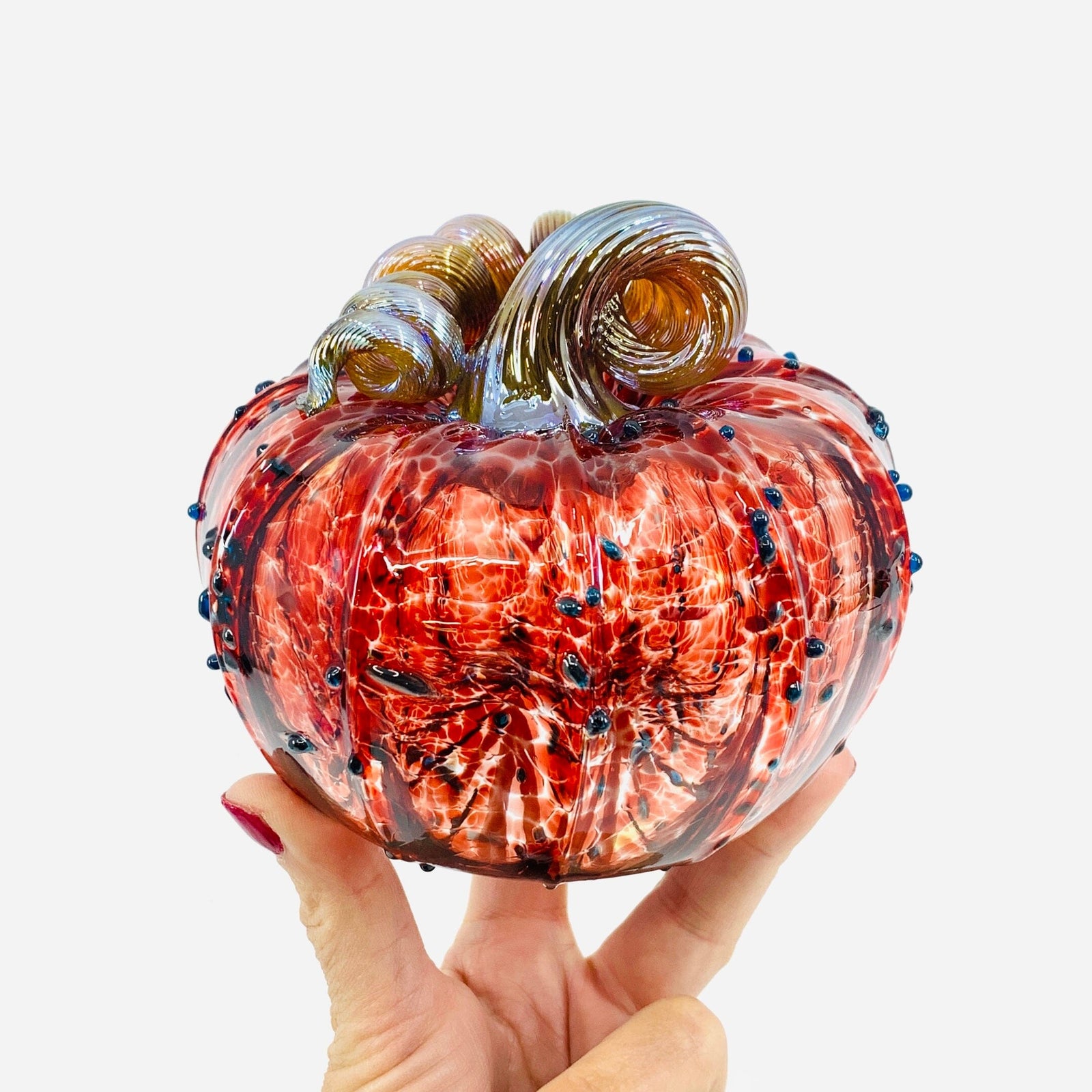 Daily Pumpkin 2003 Squat Gabby Luke Adams Glass Blowing Studio 