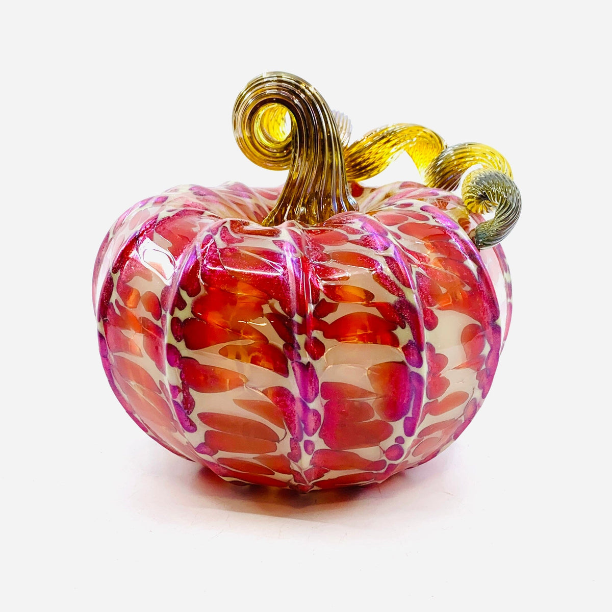 Best Daily Pumpkin 1203 Shimmer Squat Daily Pumpkin Luke Adams Glass Blowing Studio 