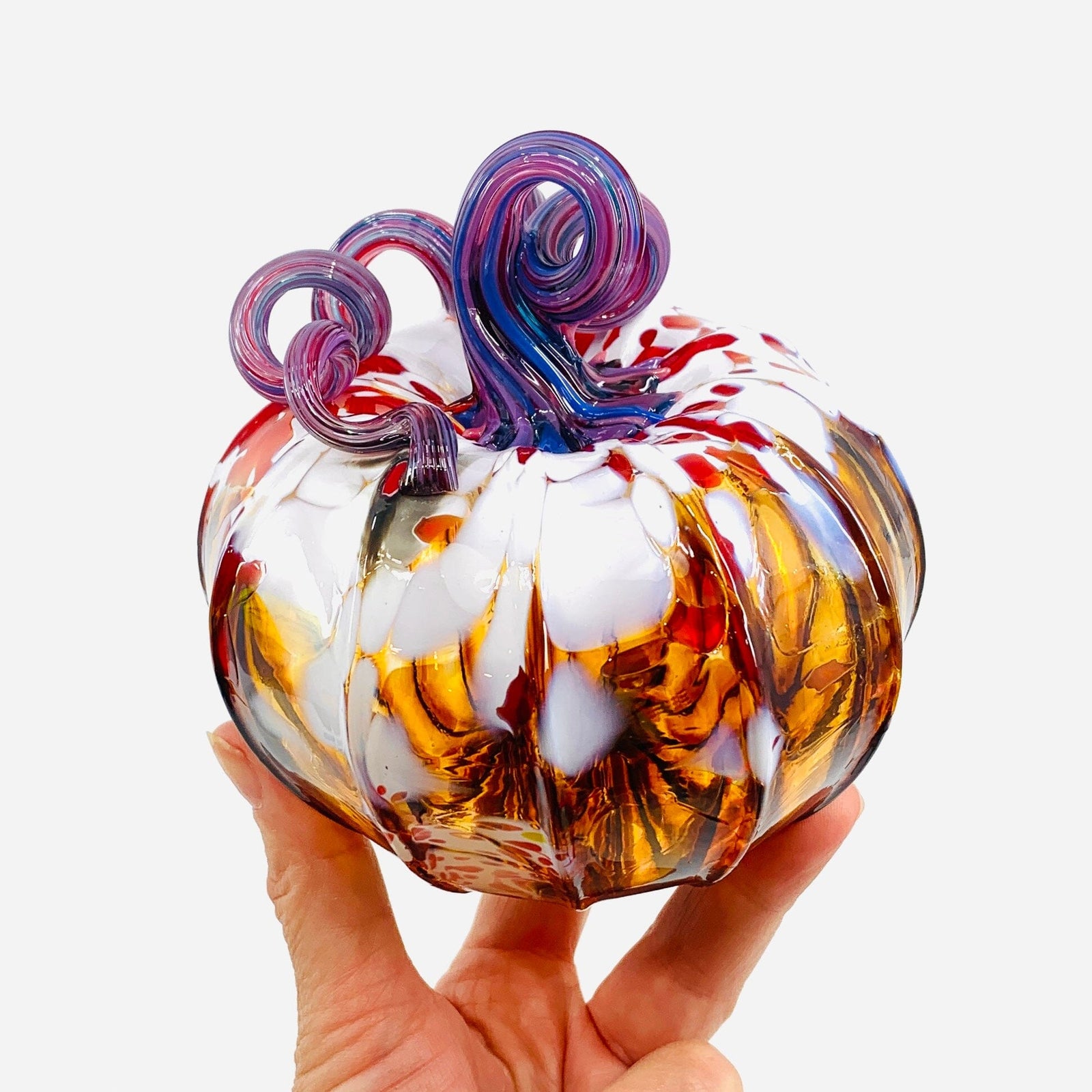 Daily Pumpkin 1624 Cupcake Squat Gabby Luke Adams Glass Blowing Studio 