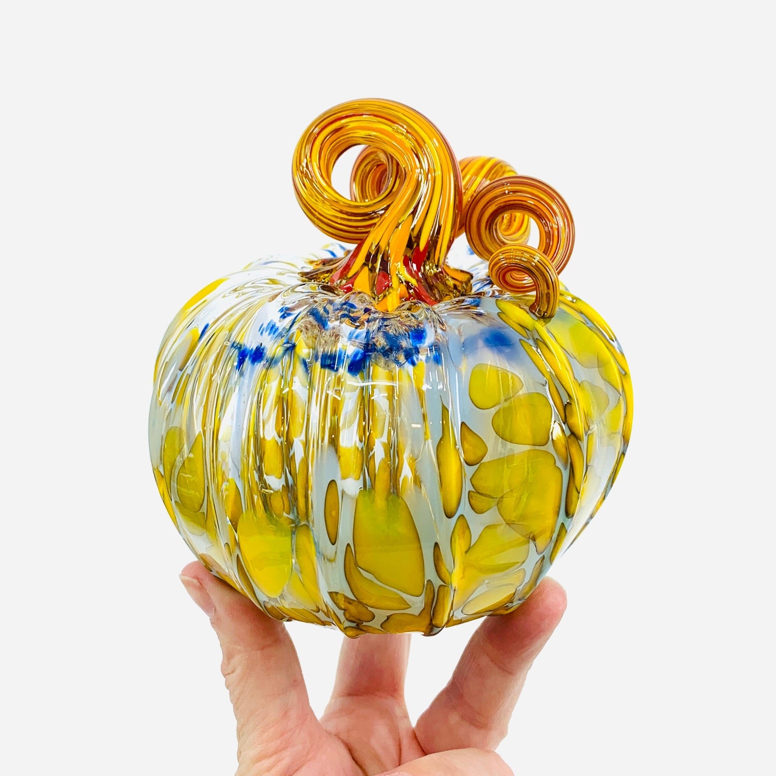 Daily Pumpkin 995 Squat Gabby Luke Adams Glass Blowing Studio 