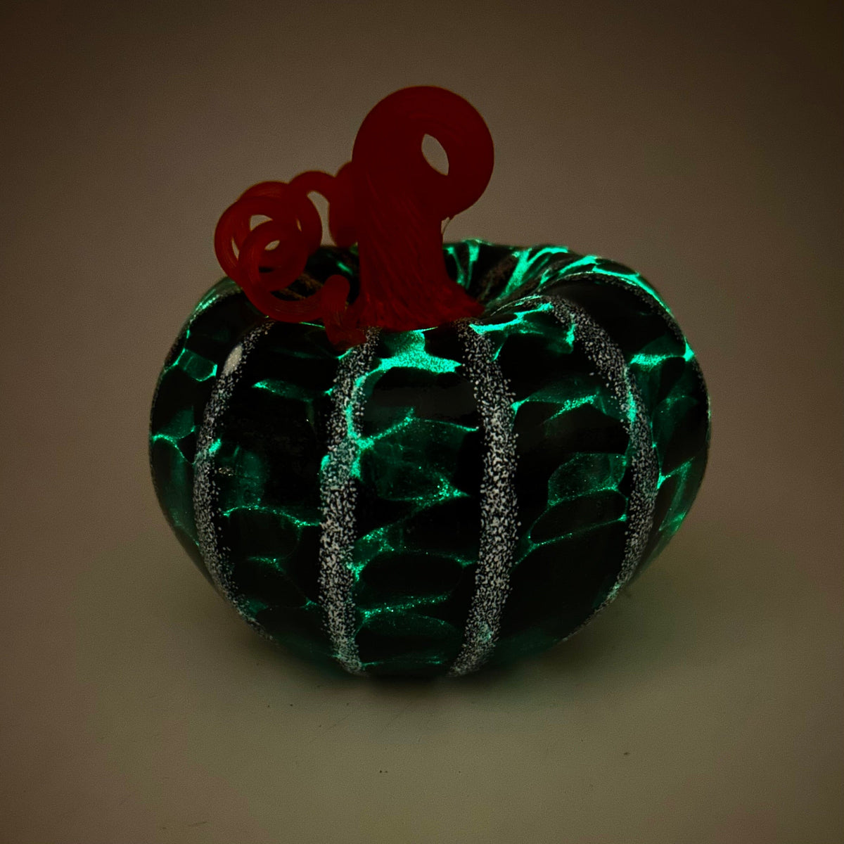 Daily Glow Pumpkin 3908 Fall Squat Gabby Luke Adams Glass Blowing Studio 