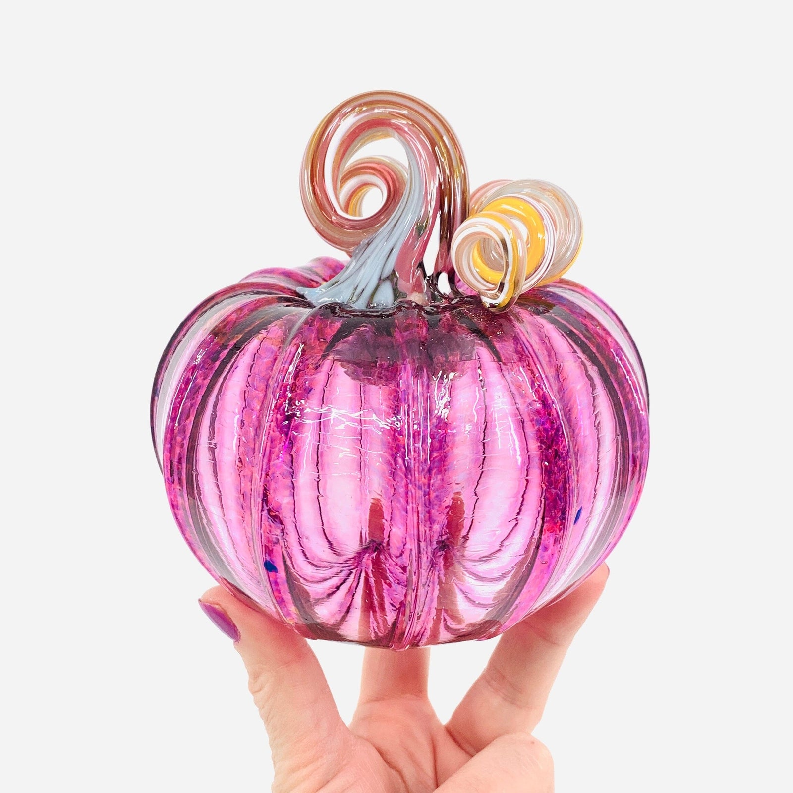 Daily Pumpkin 2961 Sweetheart Squat Gabby Luke Adams Glass Blowing Studio 