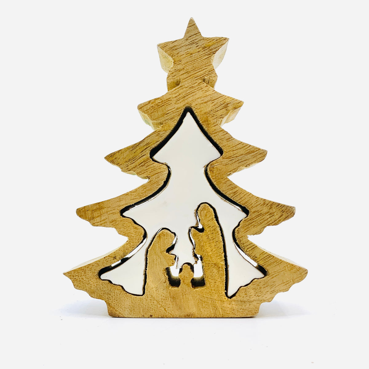 Wooden Forest Nativity