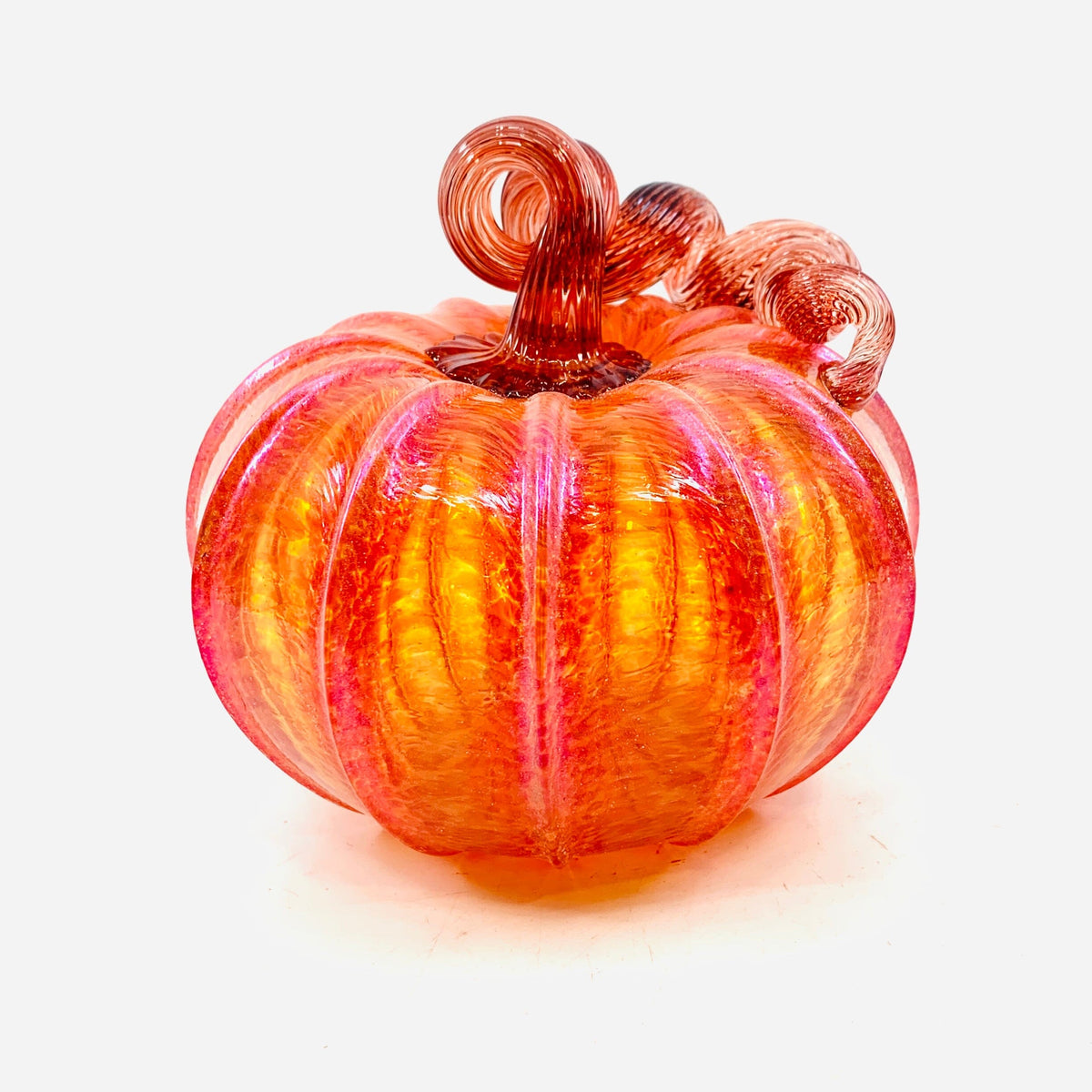 Daily Pumpkin 53 Fall Shimmer Squat Daily Pumpkin Luke Adams Glass Blowing Studio 