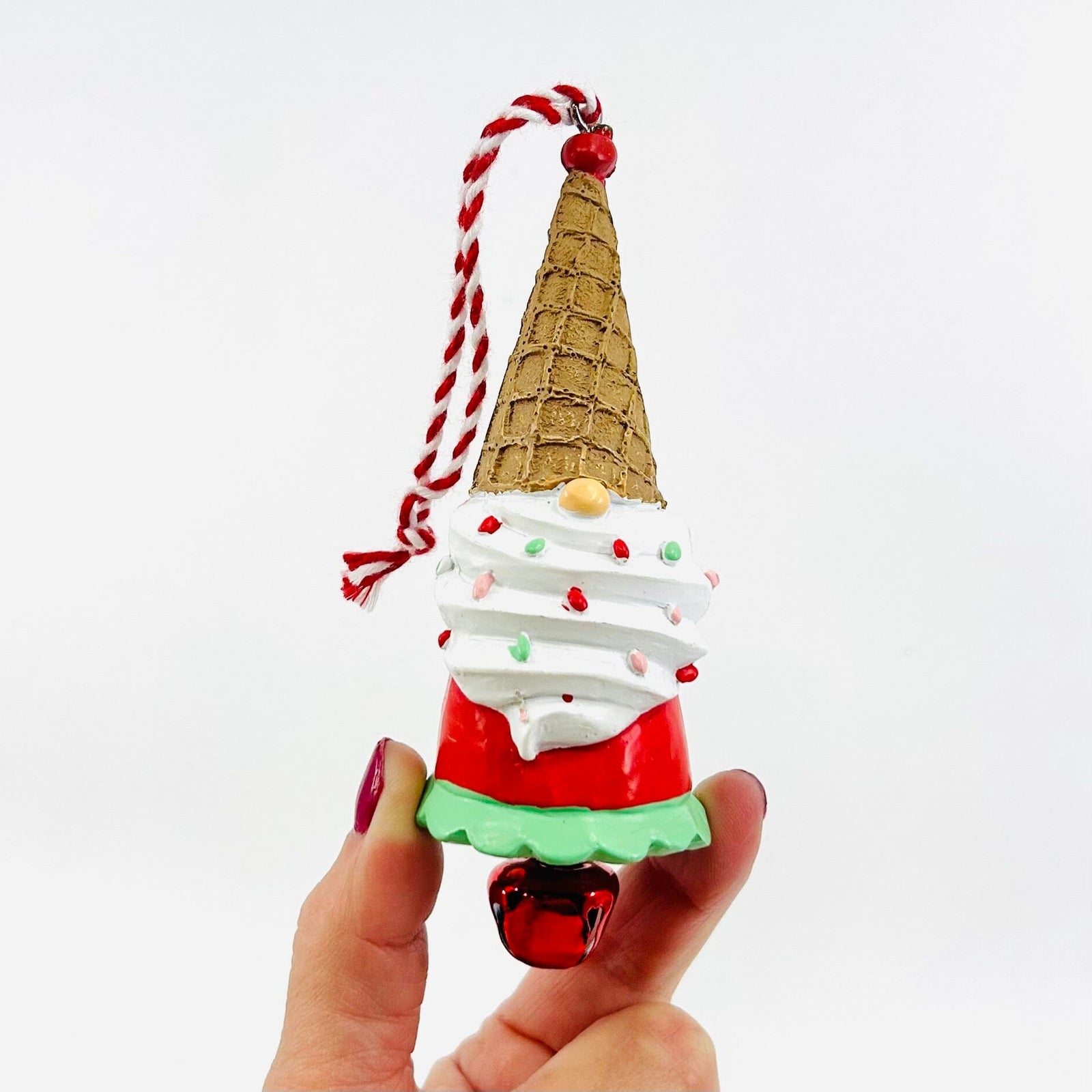 Sugar Cone Gnome Ornament Ornament GANZ 