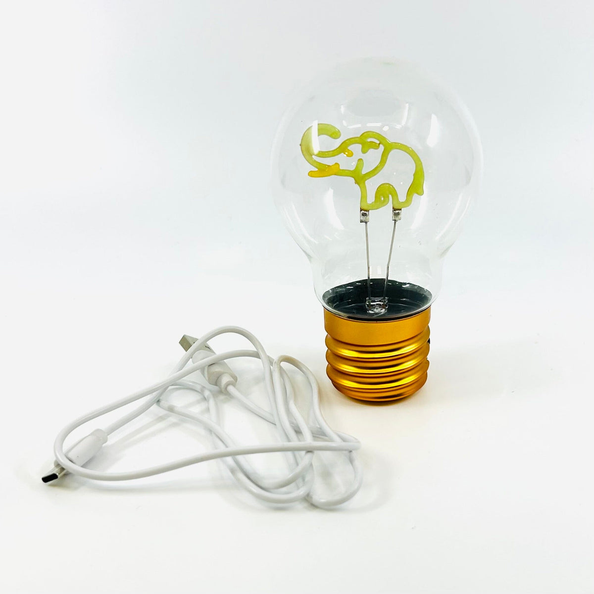 Neon Elephant Lightbulb 29TONIGHT 