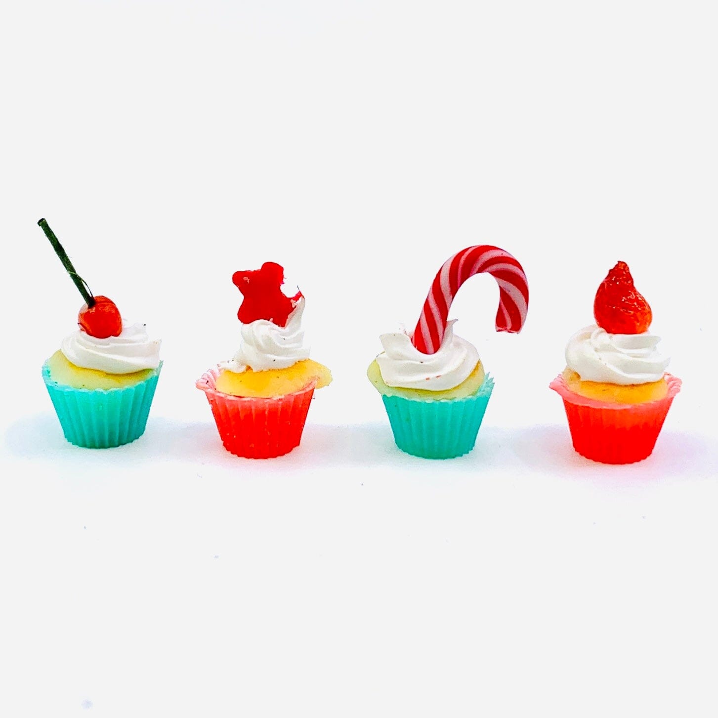 Tiniest 4 Piece Cupcake Set Miniature - 