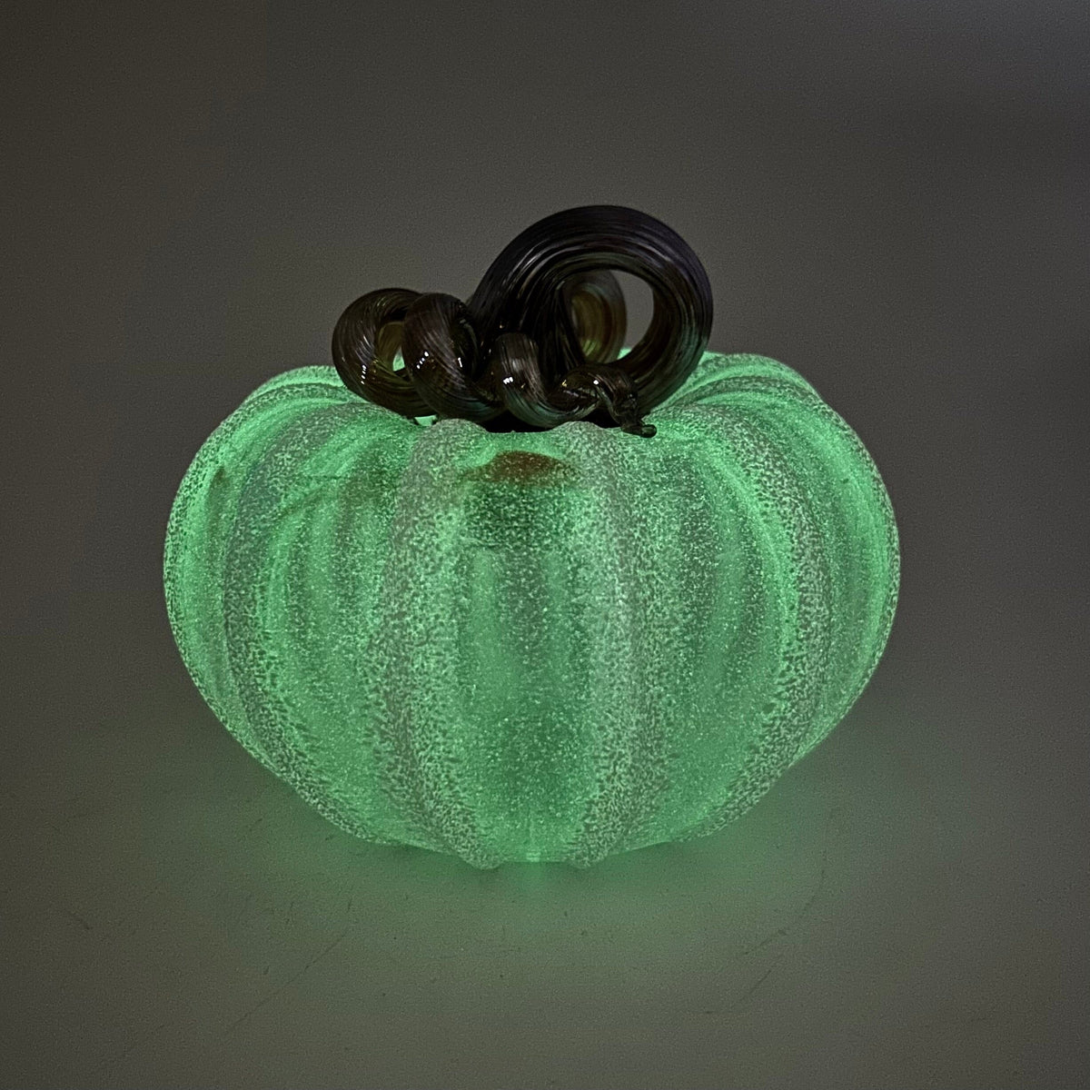 Daily Glow Pumpkin 3675 Squat Gabby Luke Adams Glass Blowing Studio 