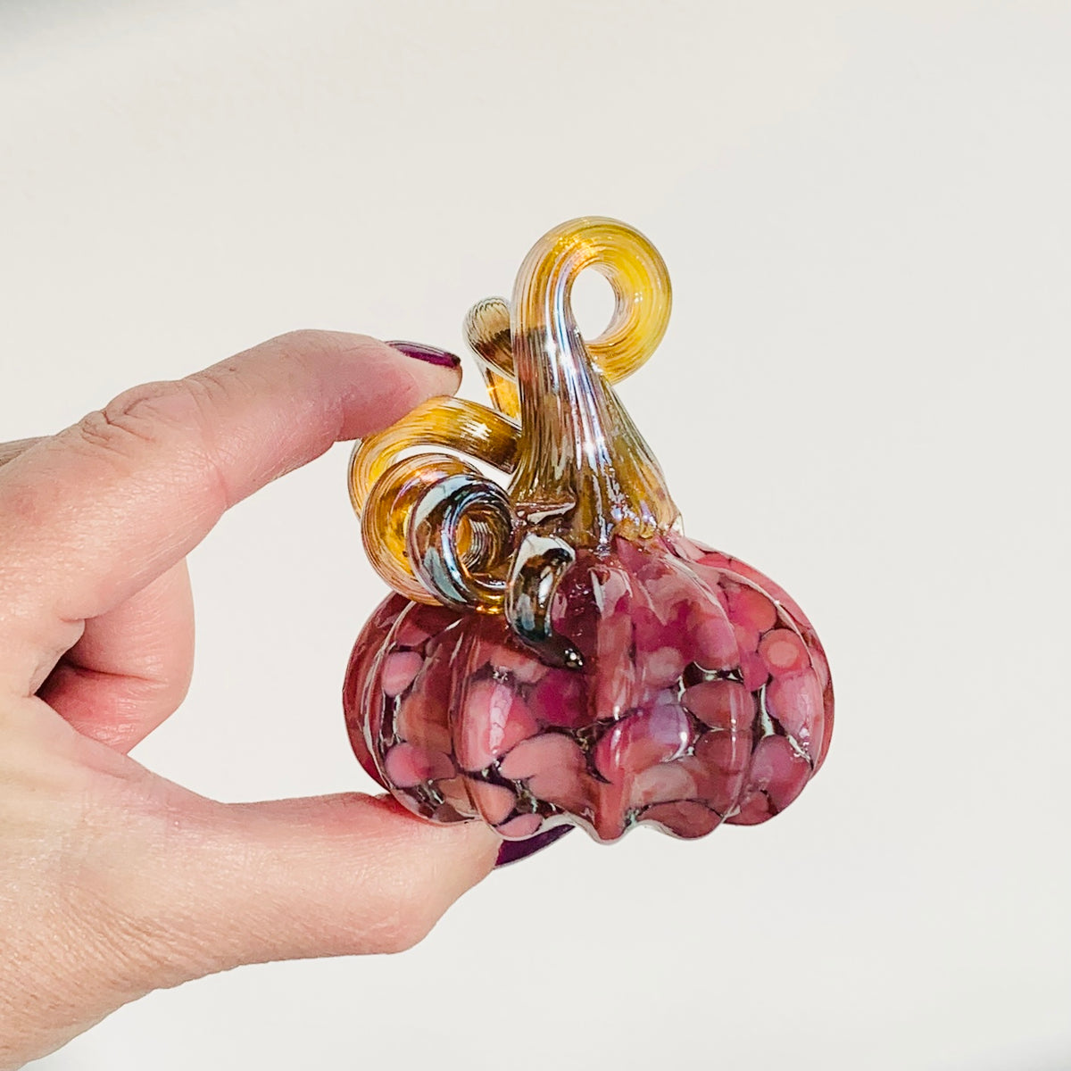 Daily Pumpkin 838 “Breast Cancer Awareness” Mini Paperweight