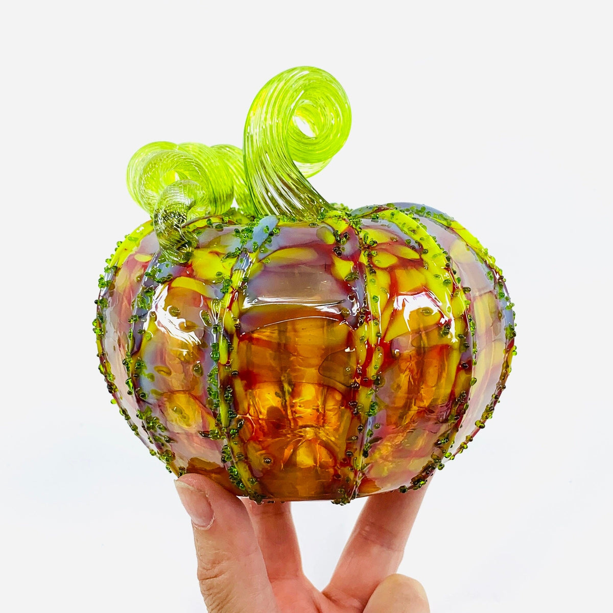Daily Pumpkin 2334 Squat Gabby Luke Adams Glass Blowing Studio 