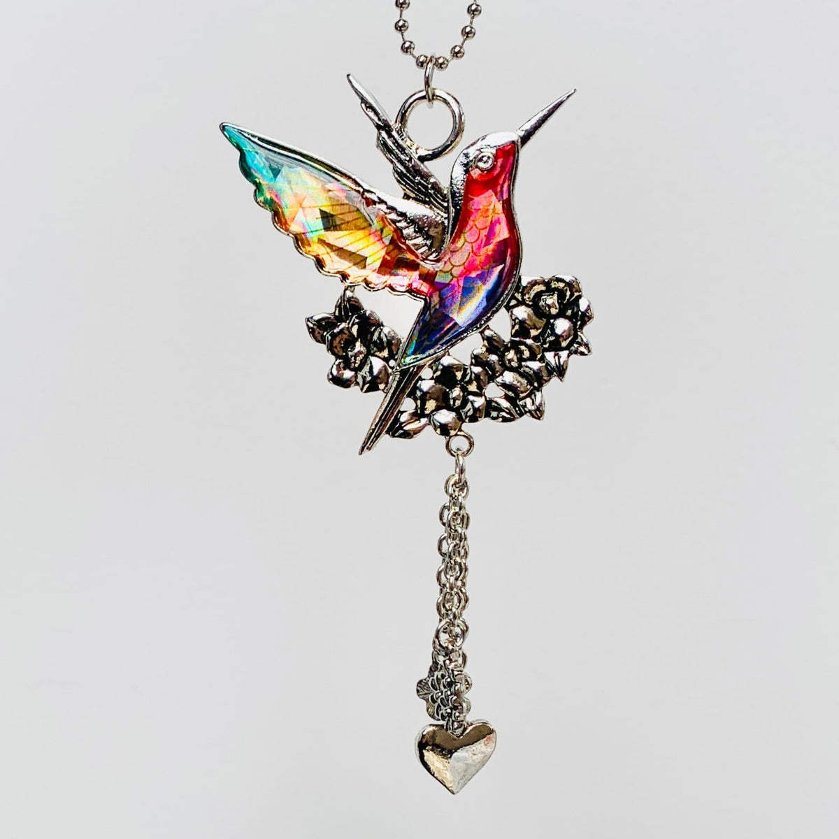 Hummingbird Shimmer Car Charm Ornament GANZ 