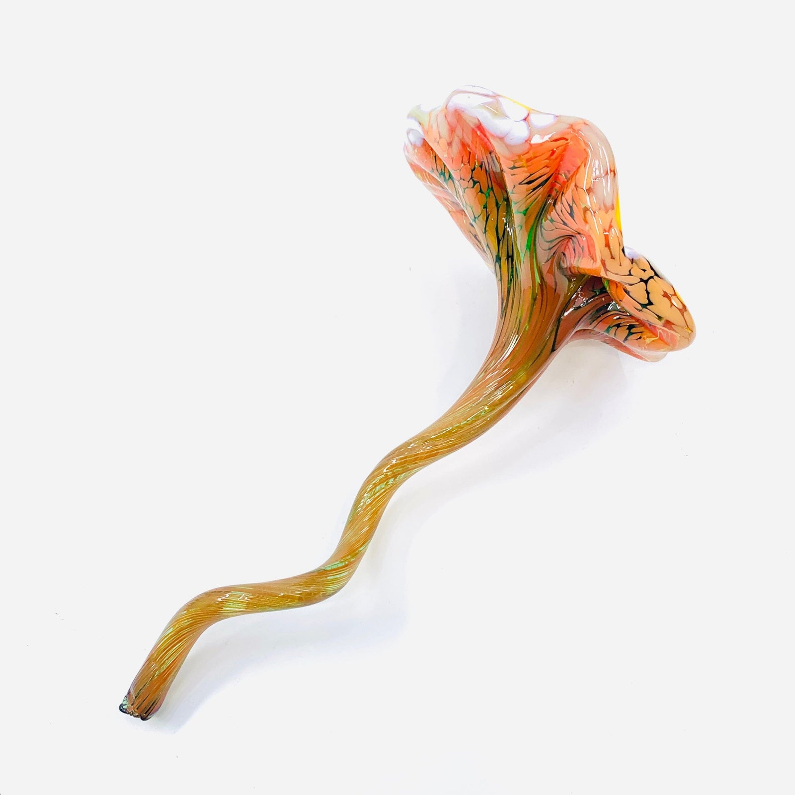Pulled Glass Flower 100 Decor Luke Adams Glass Blowing Studio 