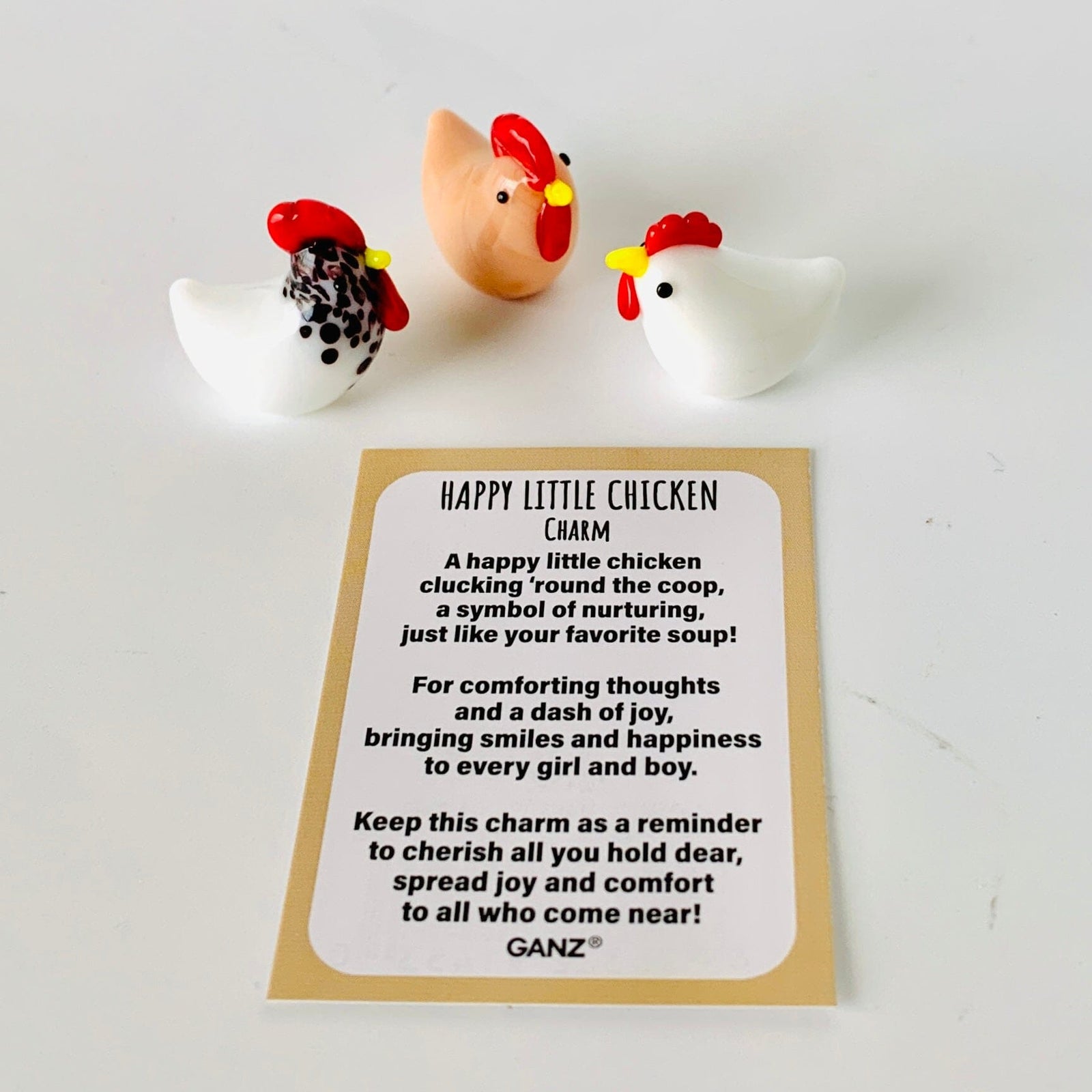 The Happy Little Chicken Charm - PT199 GANZ 