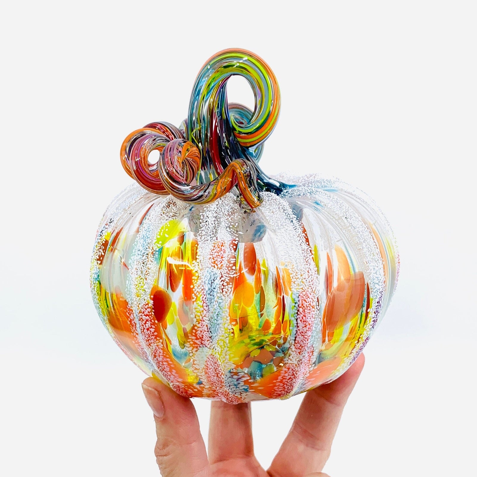 Daily Pumpkin 970 Squat Gabby Luke Adams Glass Blowing Studio 