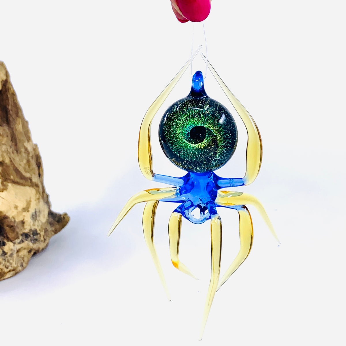 Glass Galaxy Spider Ornament, 26