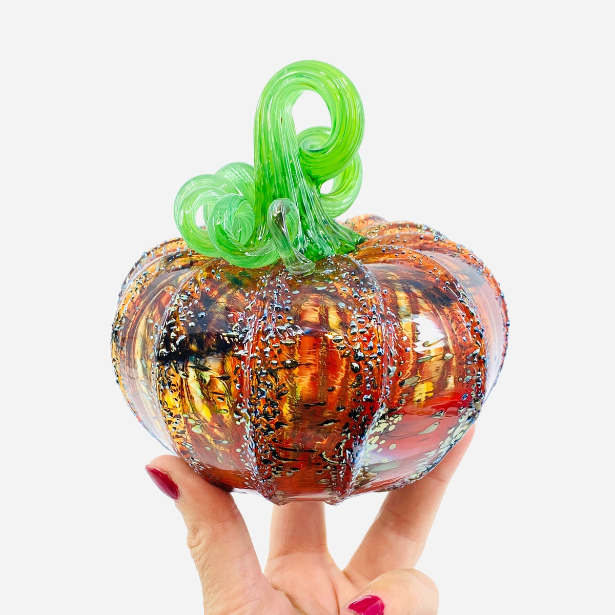 Daily Pumpkin 2088 Holiday Squat Gabby Luke Adams Glass Blowing Studio 