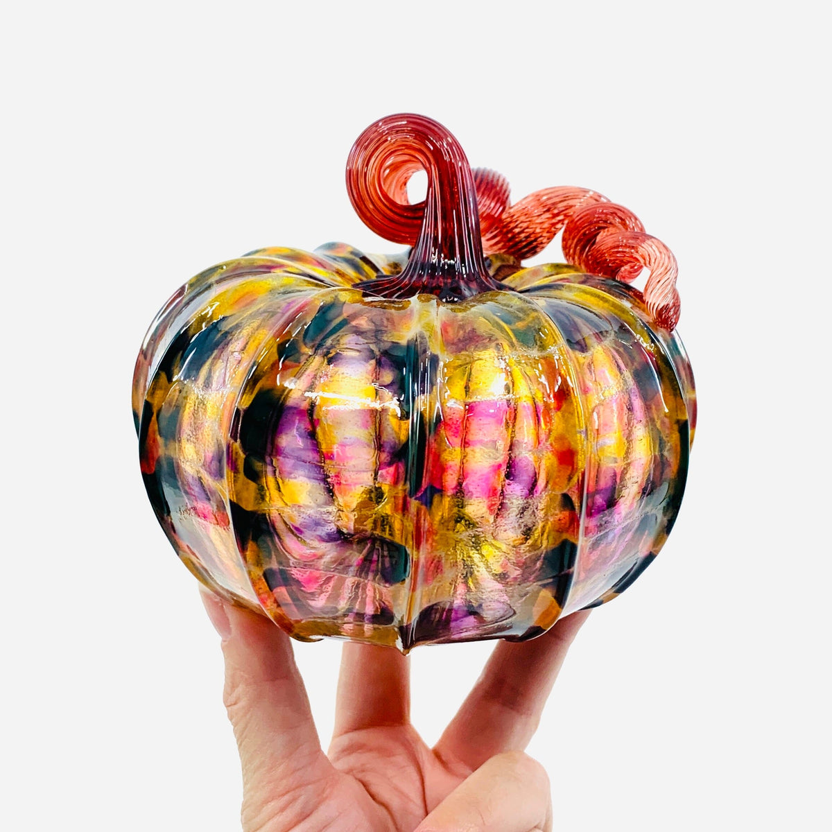Daily Pumpkin 3797 Fall Squat Gabby Luke Adams Glass Blowing Studio 