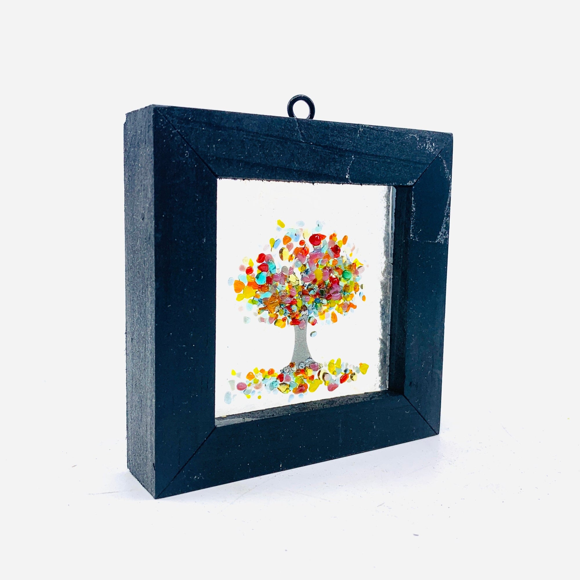 Fused Glass Tree of Life Shadow Box 118 Decor Glimmer Glass Gifts 