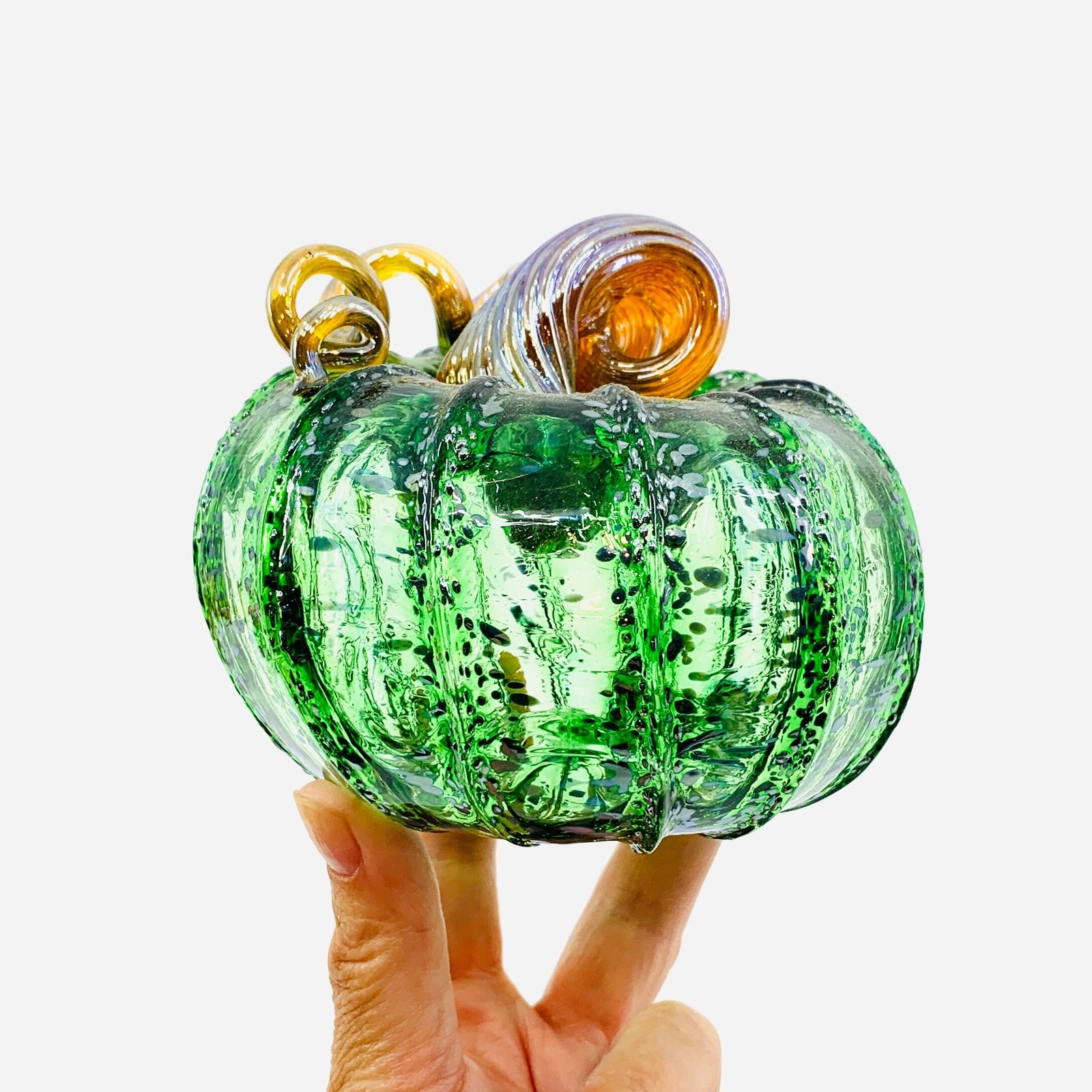 Daily Pumpkin 2254 Oops Squat Gabby Luke Adams Glass Blowing Studio 