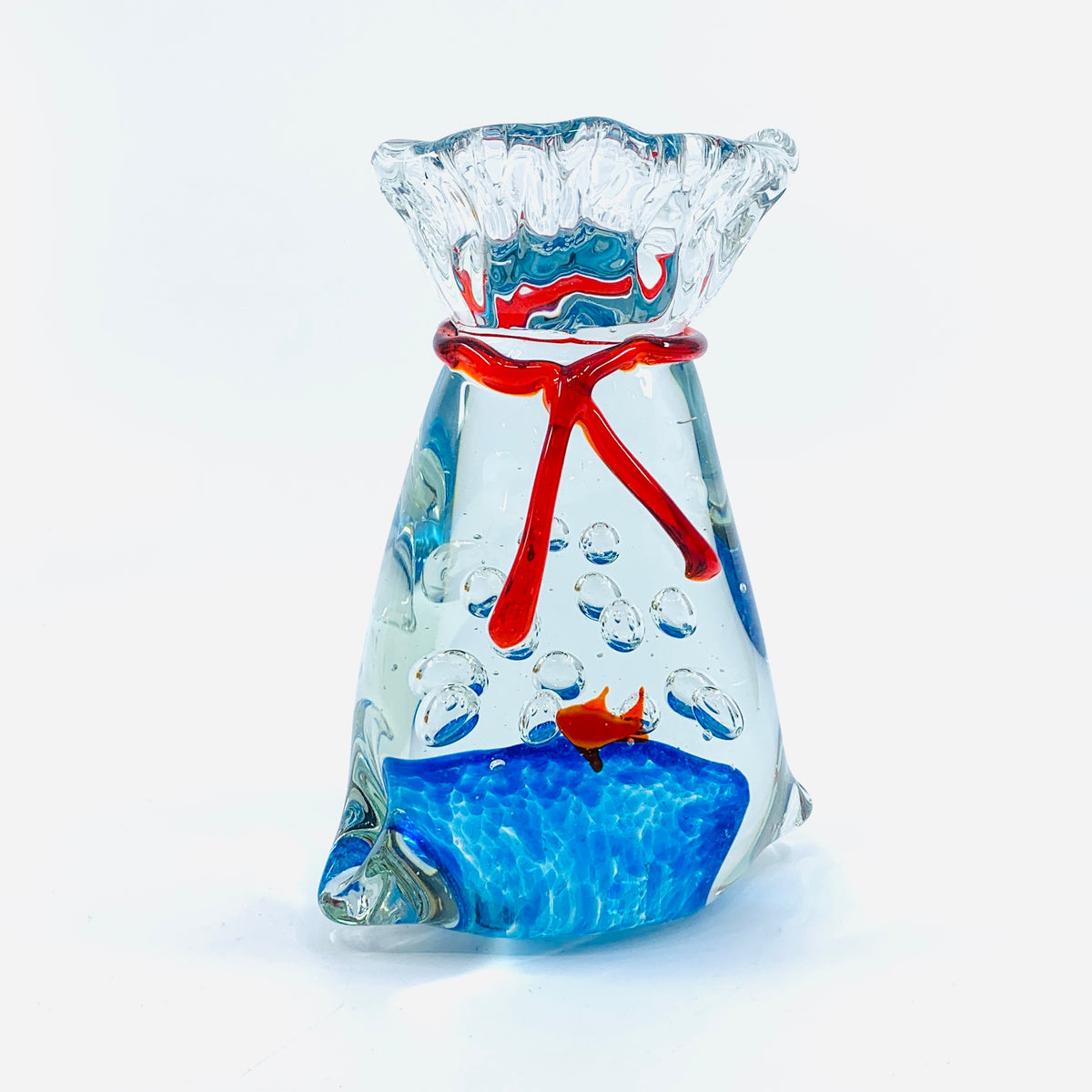 Goldfish in a Bag Paperweight