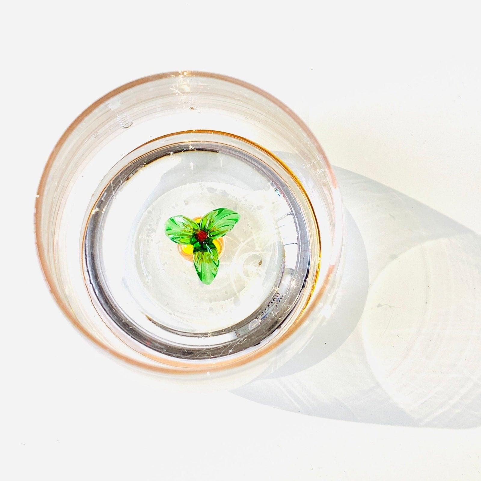 16 oz Large Pour Wine Glass, Palm Tree Decor Chesapeake Bay 