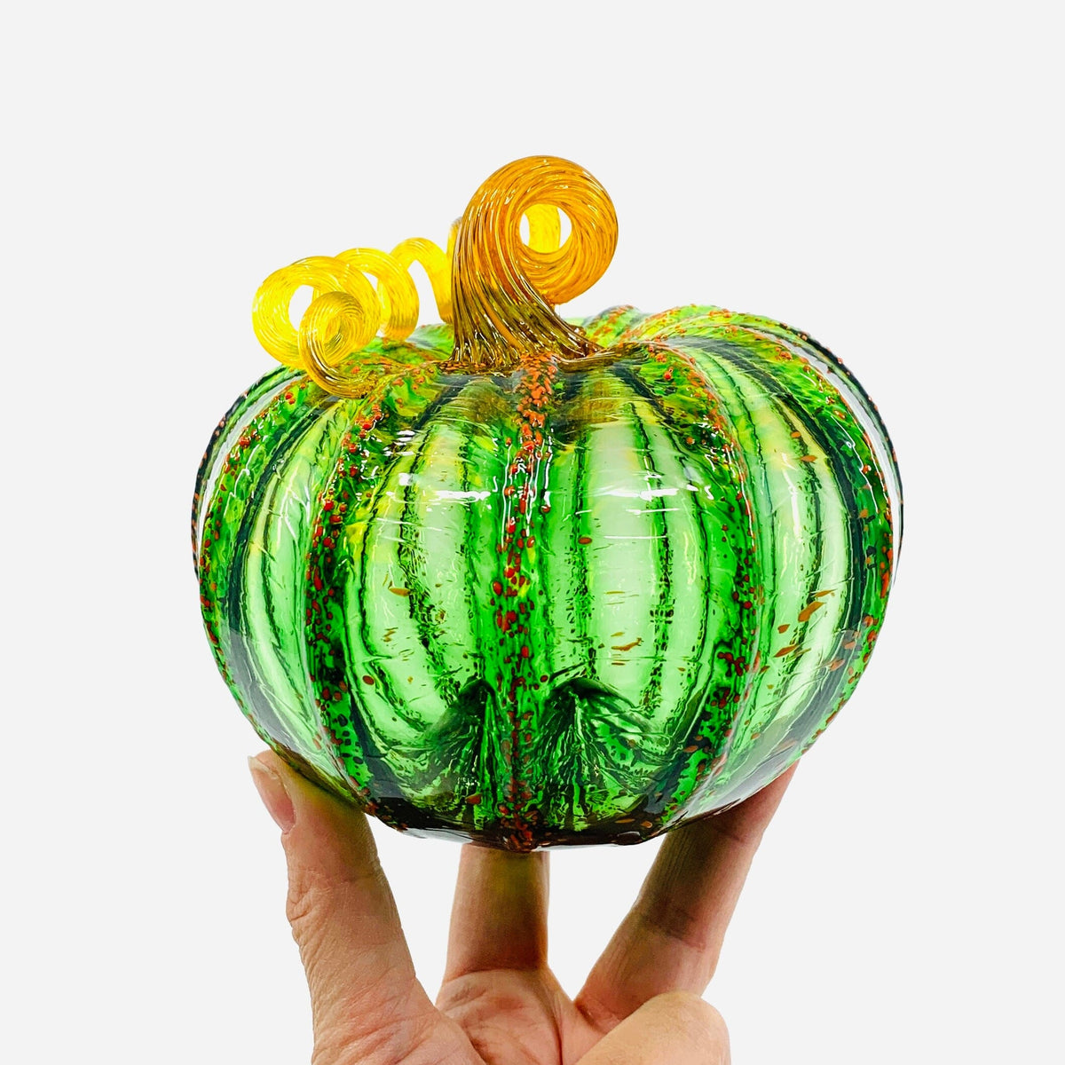 Daily Pumpkin 3792 Fall Squat Gabby Luke Adams Glass Blowing Studio 