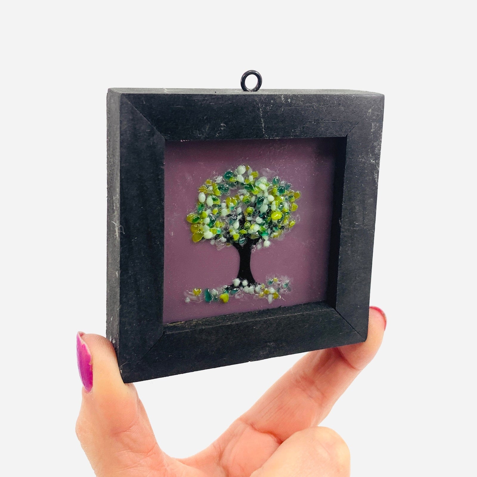 Fused Glass Tree of Life Shadow Box 30 Decor Glimmer Glass Gifts 