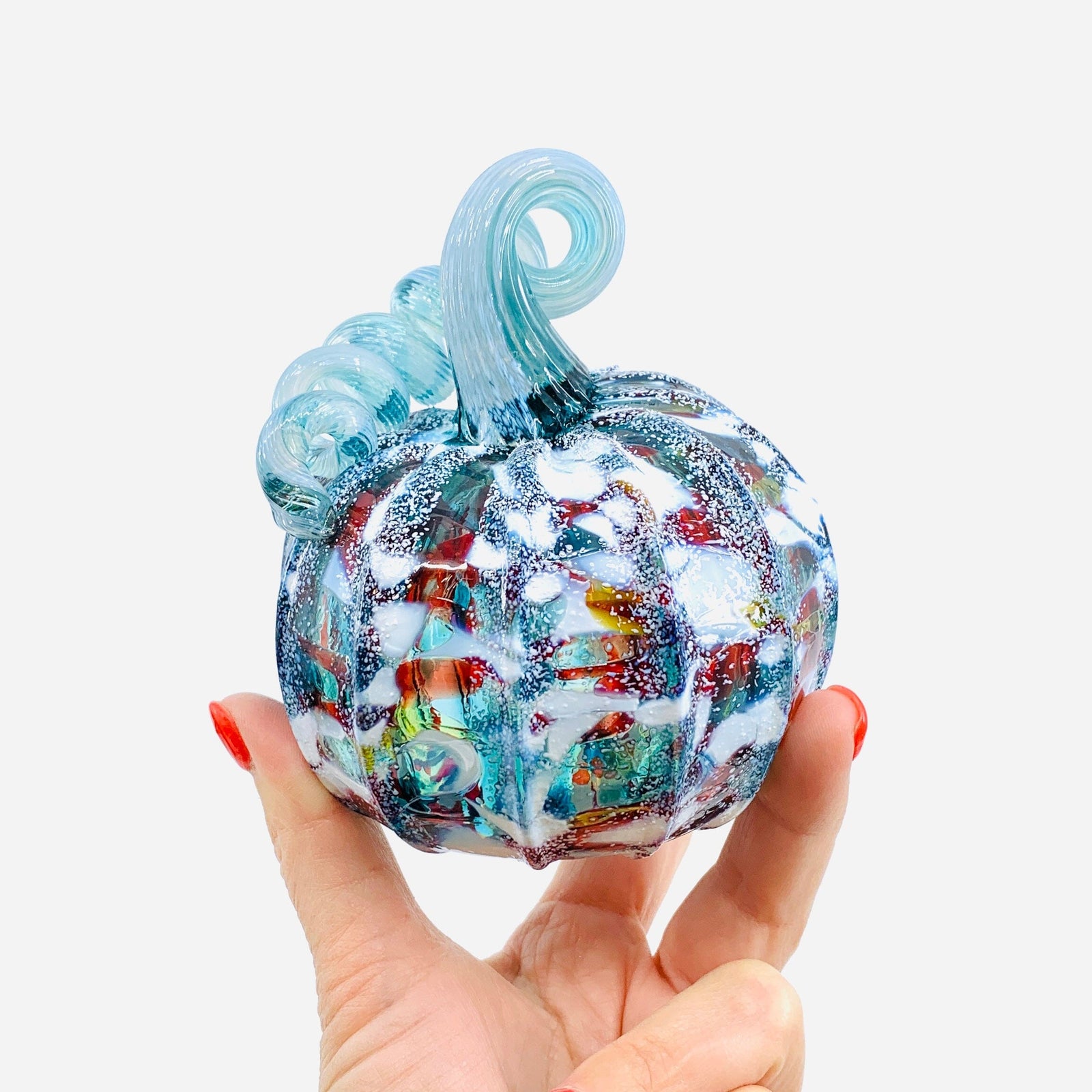 Daily Pumpkin 772 Mini Gabby Luke Adams Glass Blowing Studio 