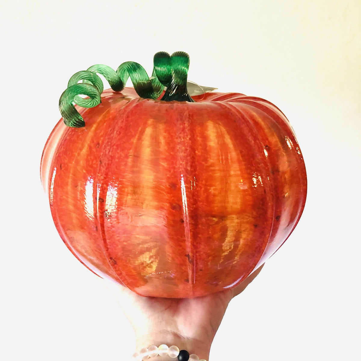 Daily Pumpkin Orange Large Daily Pumpkin Luke Adams Glass Blowing Studio 