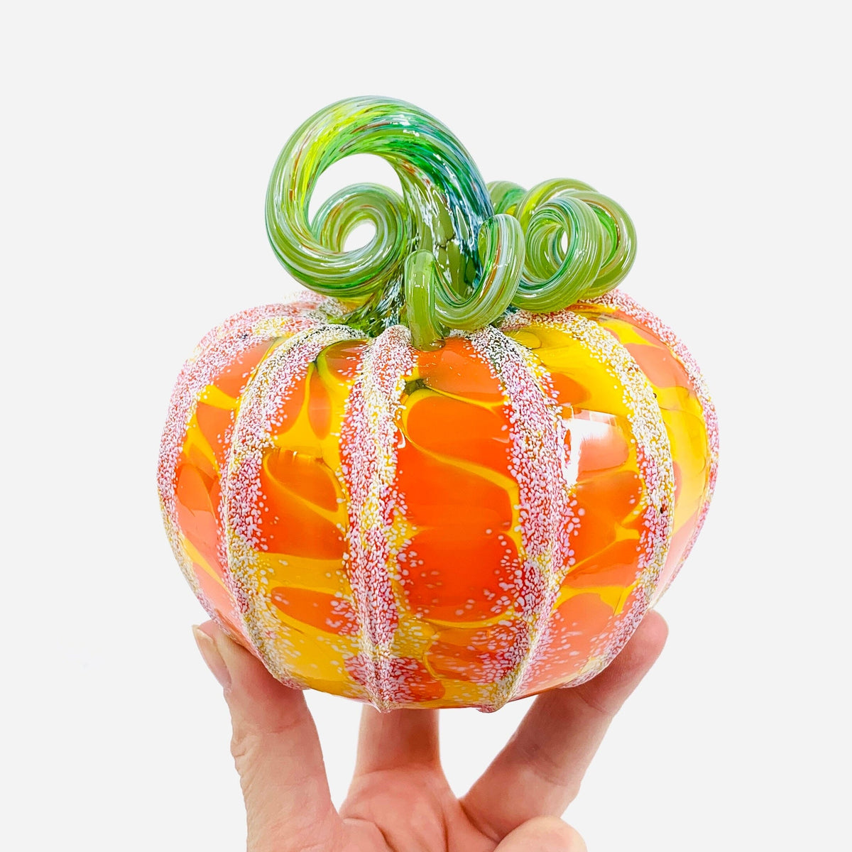 Daily Pumpkin 3844 Squat Gabby Luke Adams Glass Blowing Studio 