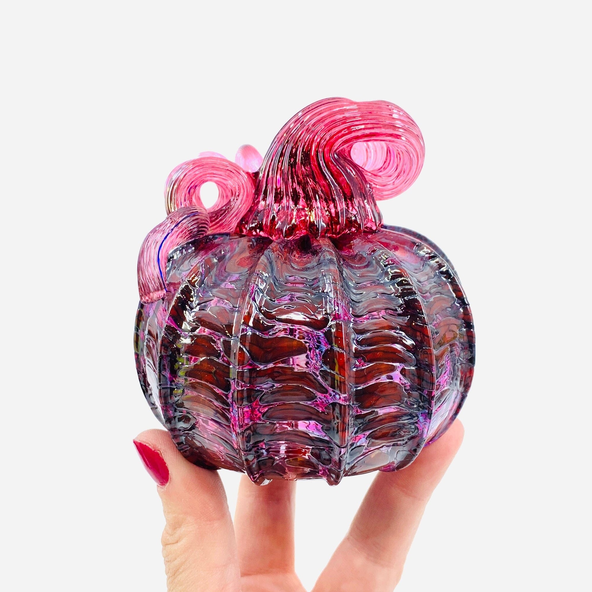 Daily Pumpkin 1976 Mini Gabby Luke Adams Glass Blowing Studio 