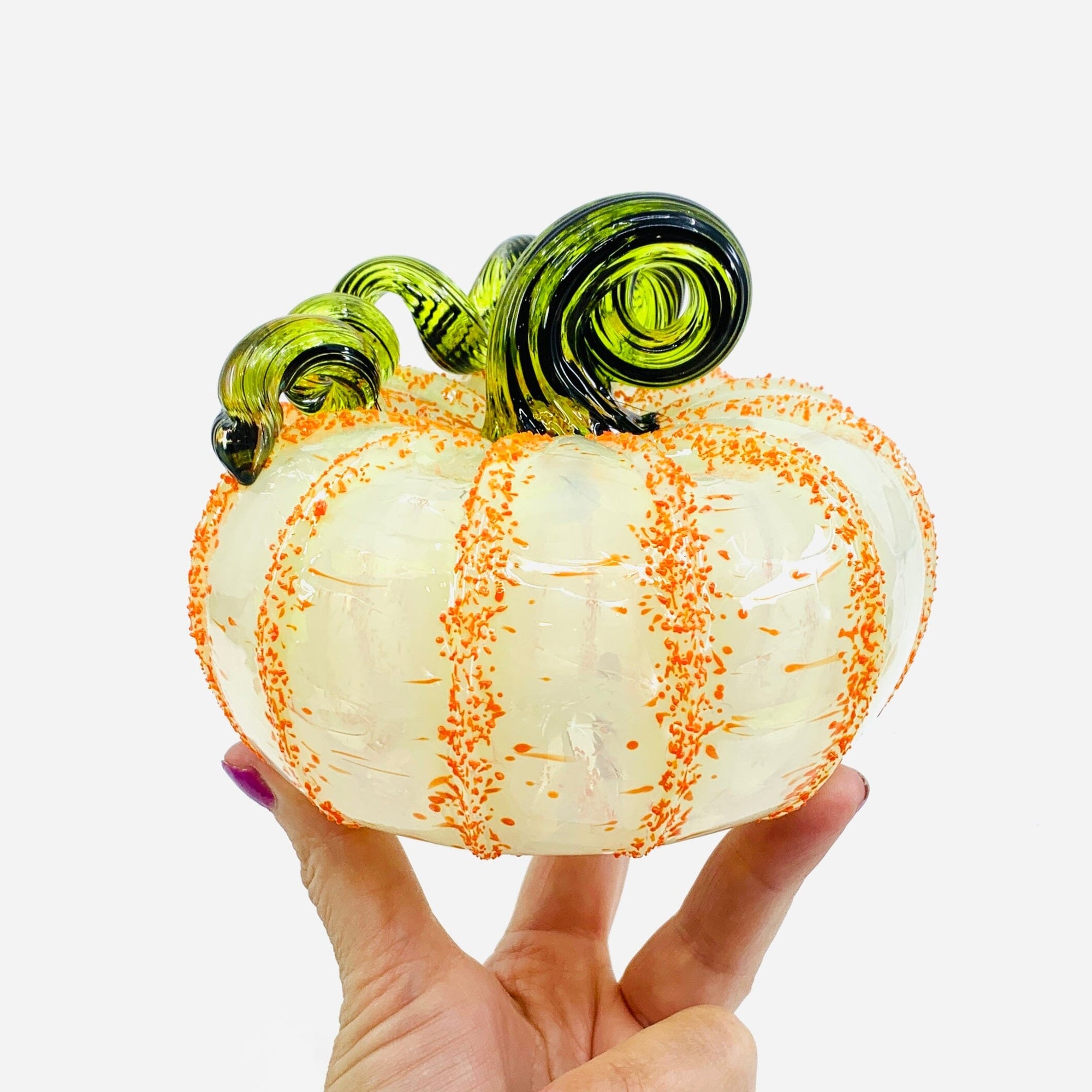 Tigerlily Squat Pumpkin Inspo Luke Adams Glass Blowing Studio 