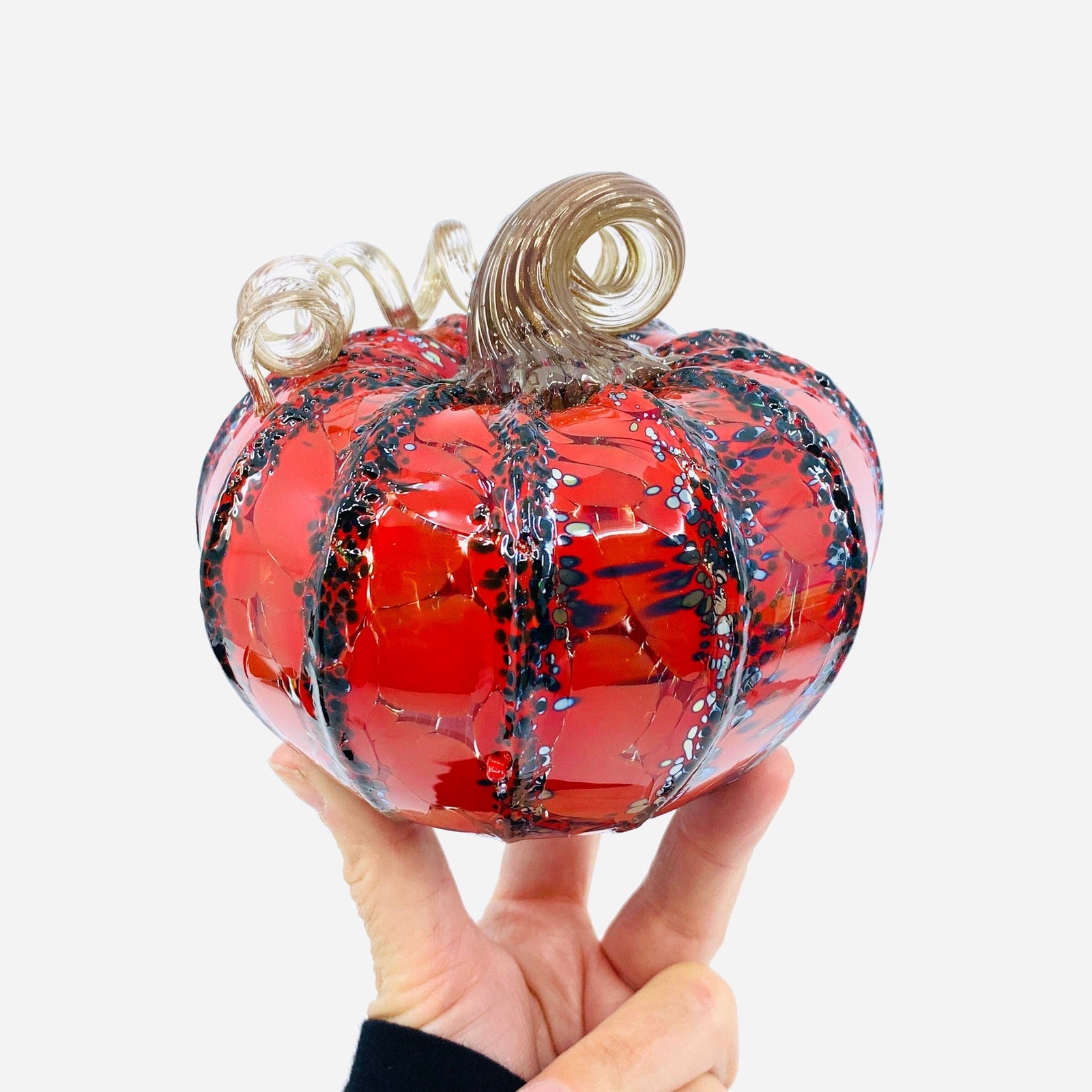 Daily Pumpkin 1479 Holiday Squat Gabby Luke Adams Glass Blowing Studio 