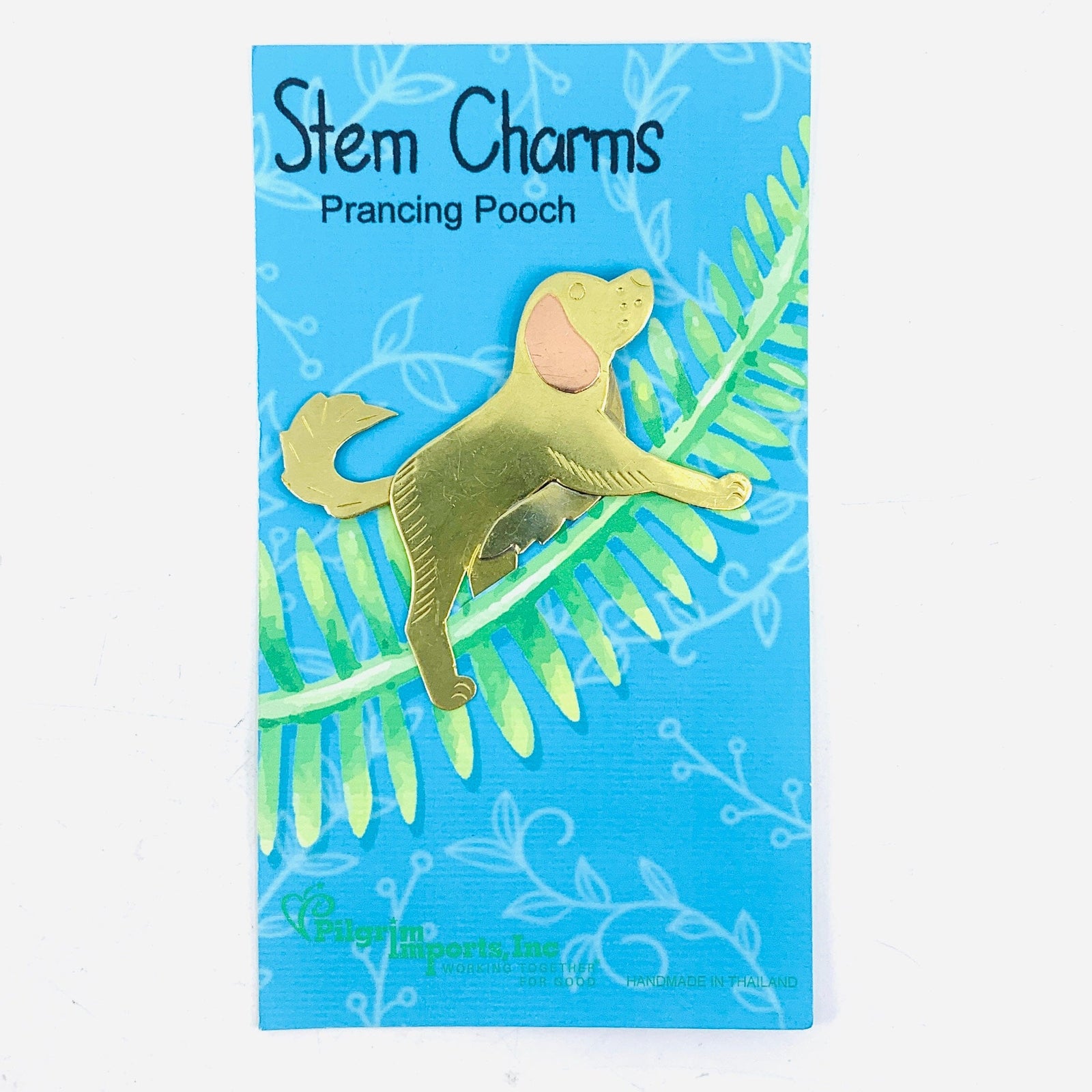 Stem Charms 14, Prancing Pooch Miniature Pilgrim Imports 