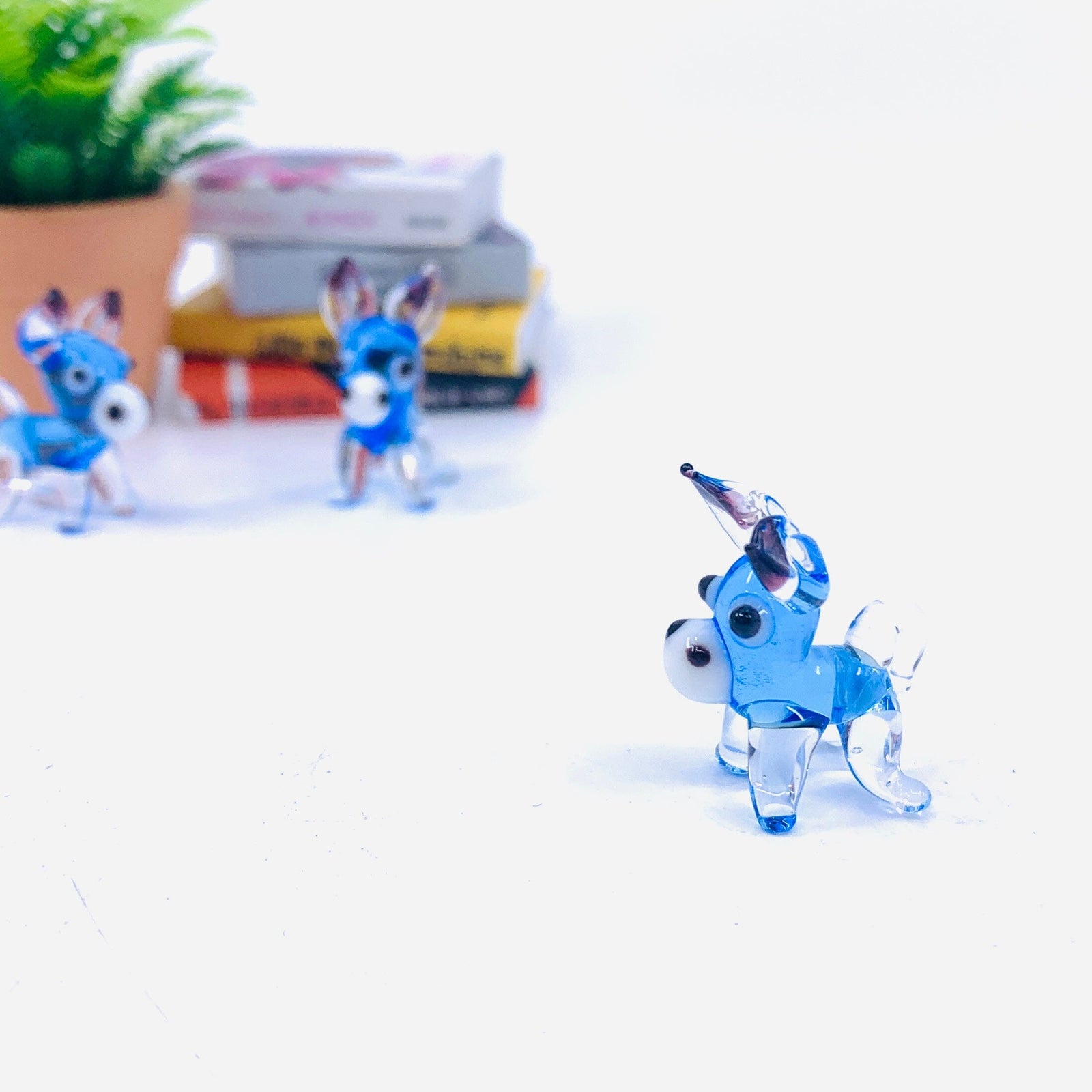 Tiny Glass Donkey 344 Miniature GANZ 