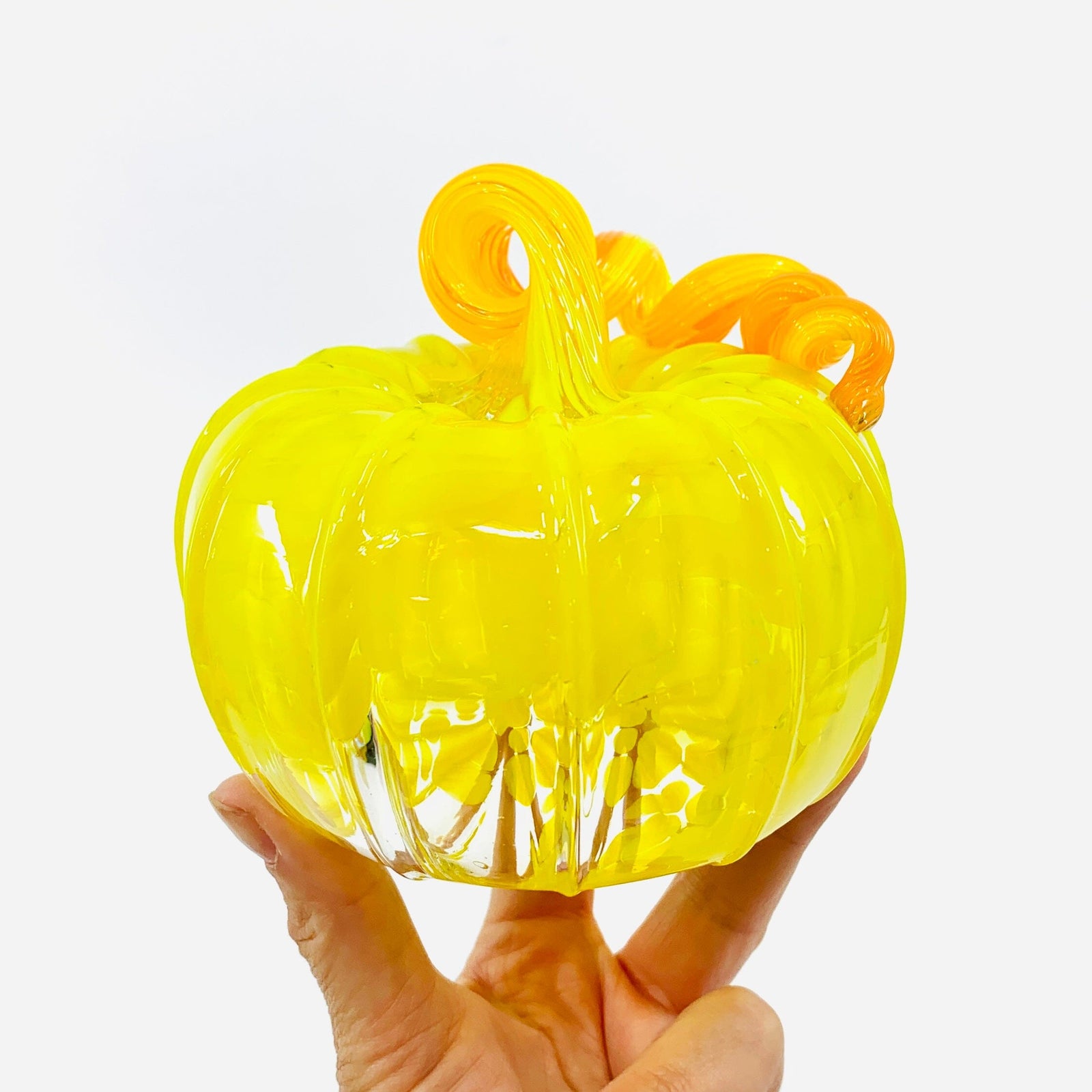 Daily Pumpkin 2194 Squat Gabby Luke Adams Glass Blowing Studio 
